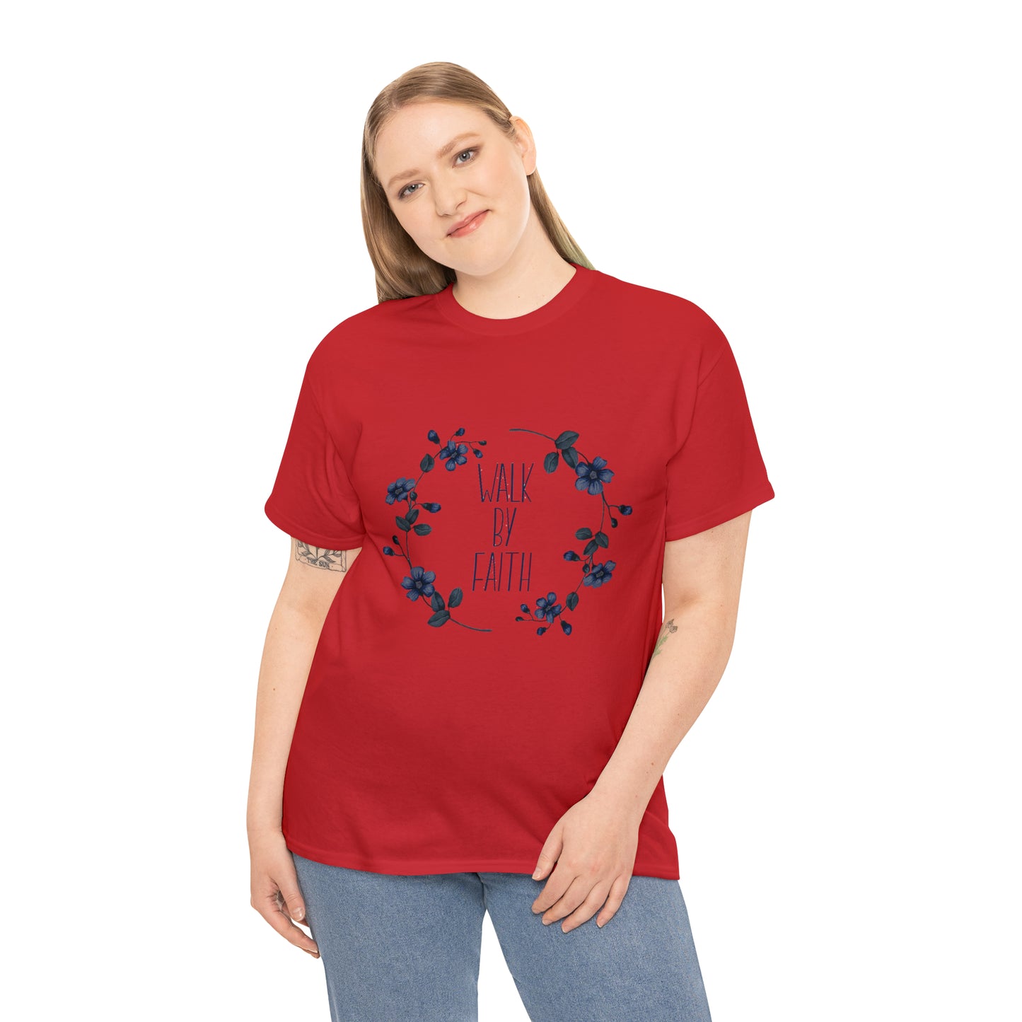 Walk by FAITH Unisex Heavy Cotton Tee