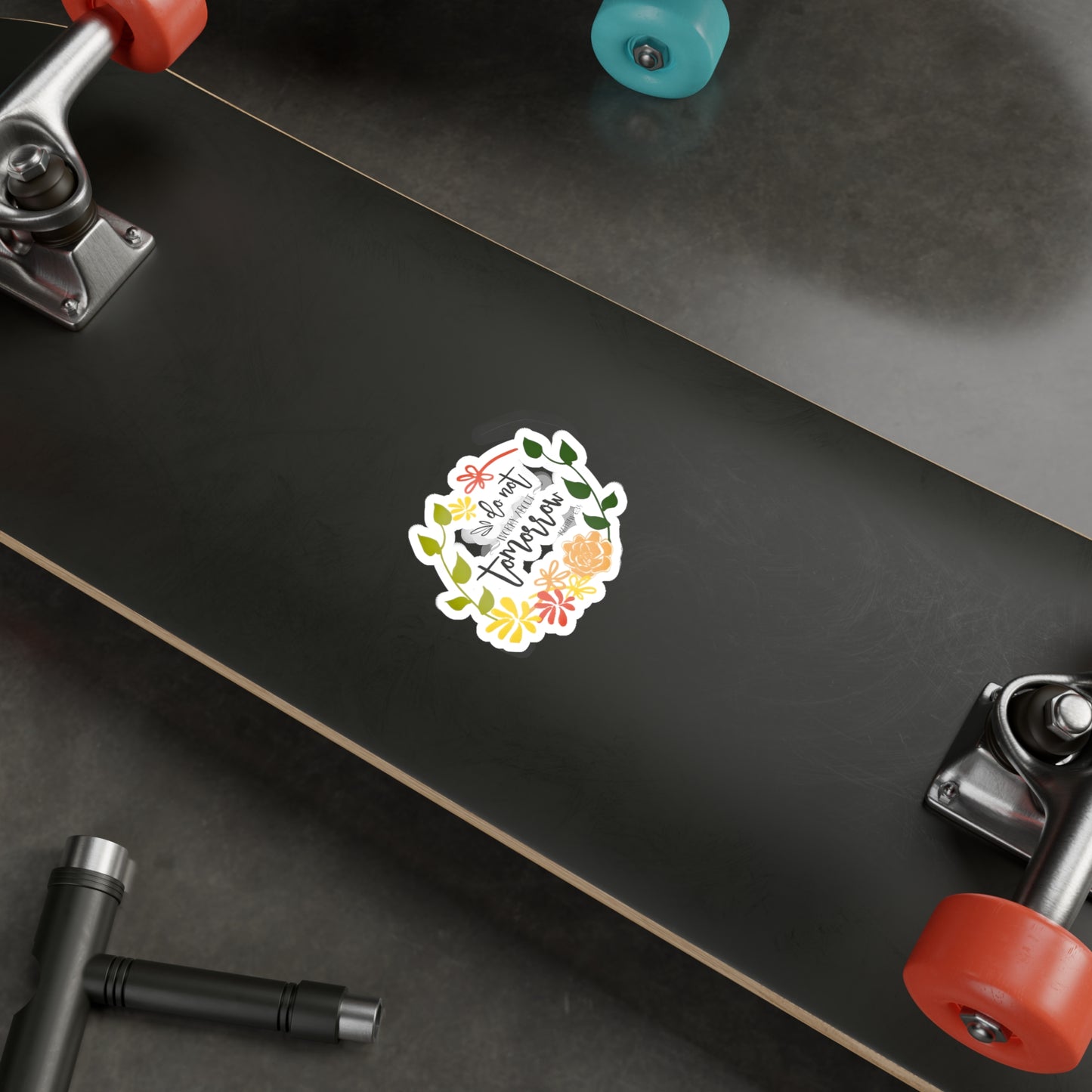 Don’t worry about tomorrow - Matthew - Kiss-Cut Vinyl Decals