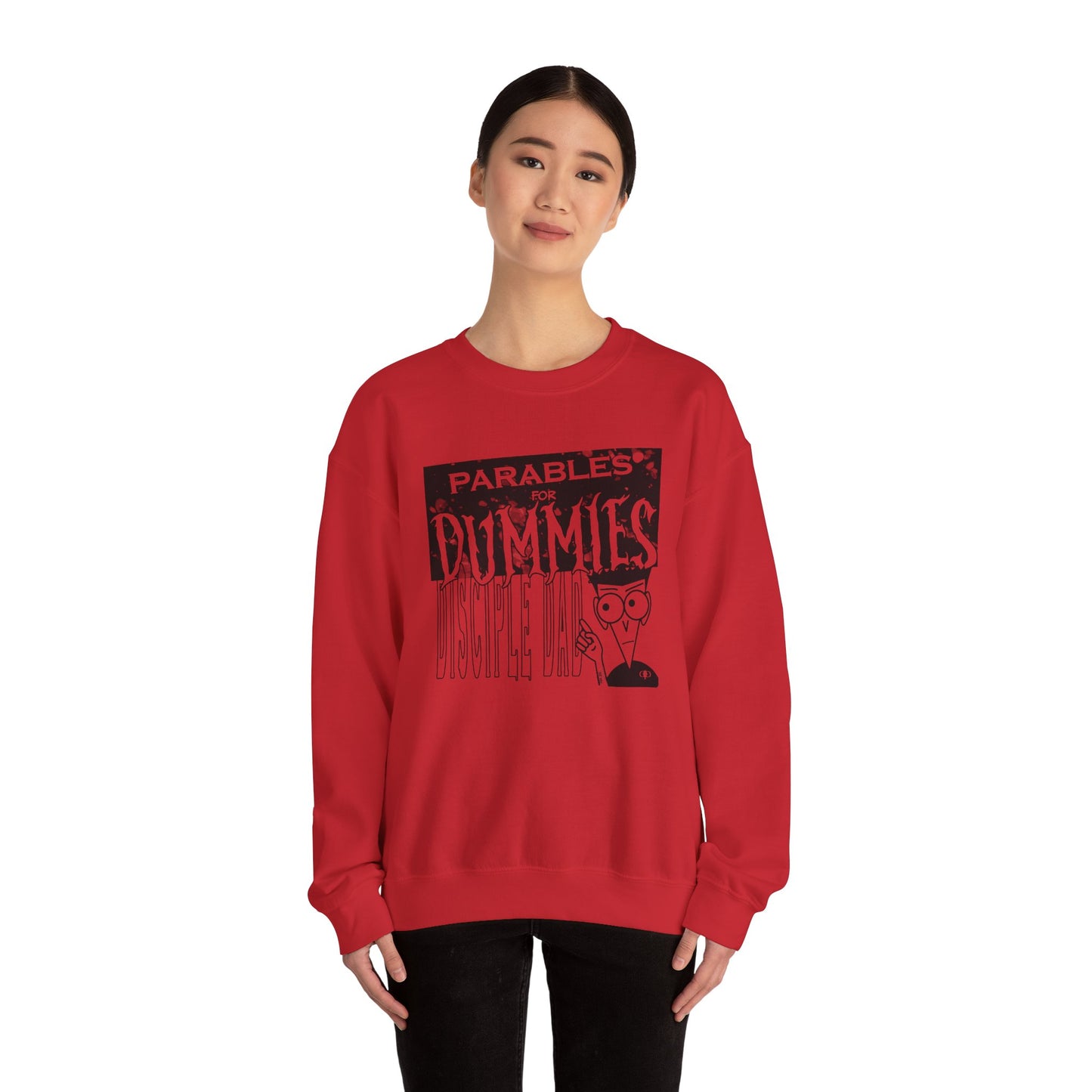 Parables For Dummies Graphic Sweatshirt — Christian Discipleship Pullover