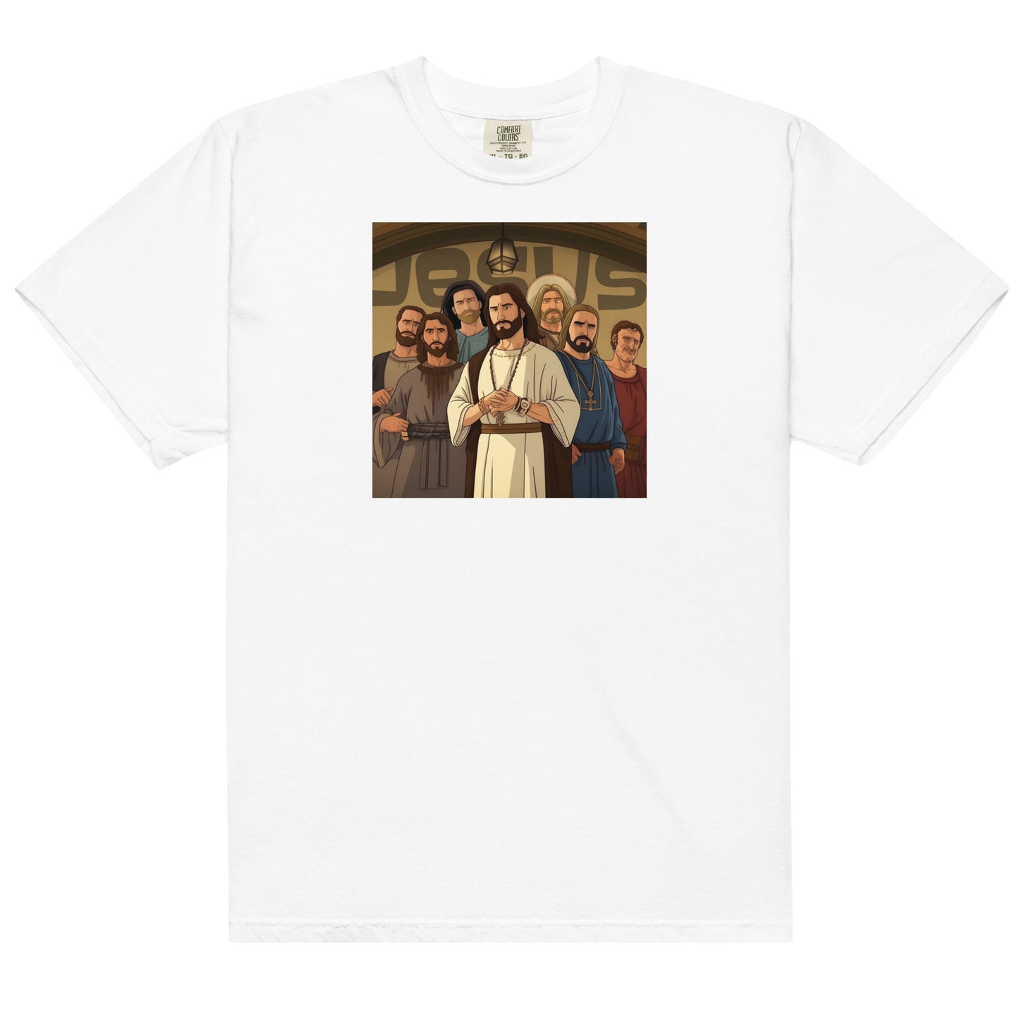 Archer Jesus Men’s garment-dyed heavyweight t-shirt