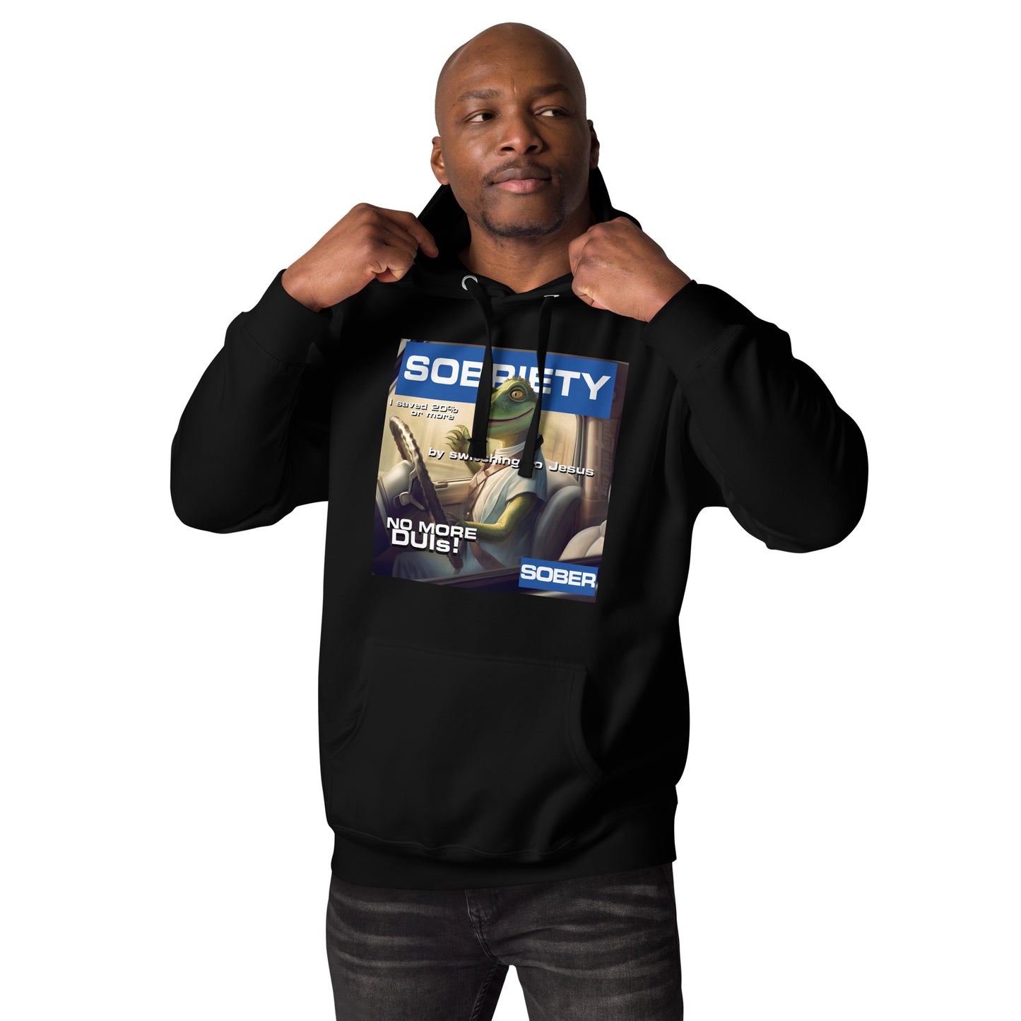 Switch to Jesus and Save! (Deluxe)- Unisex Hoodie