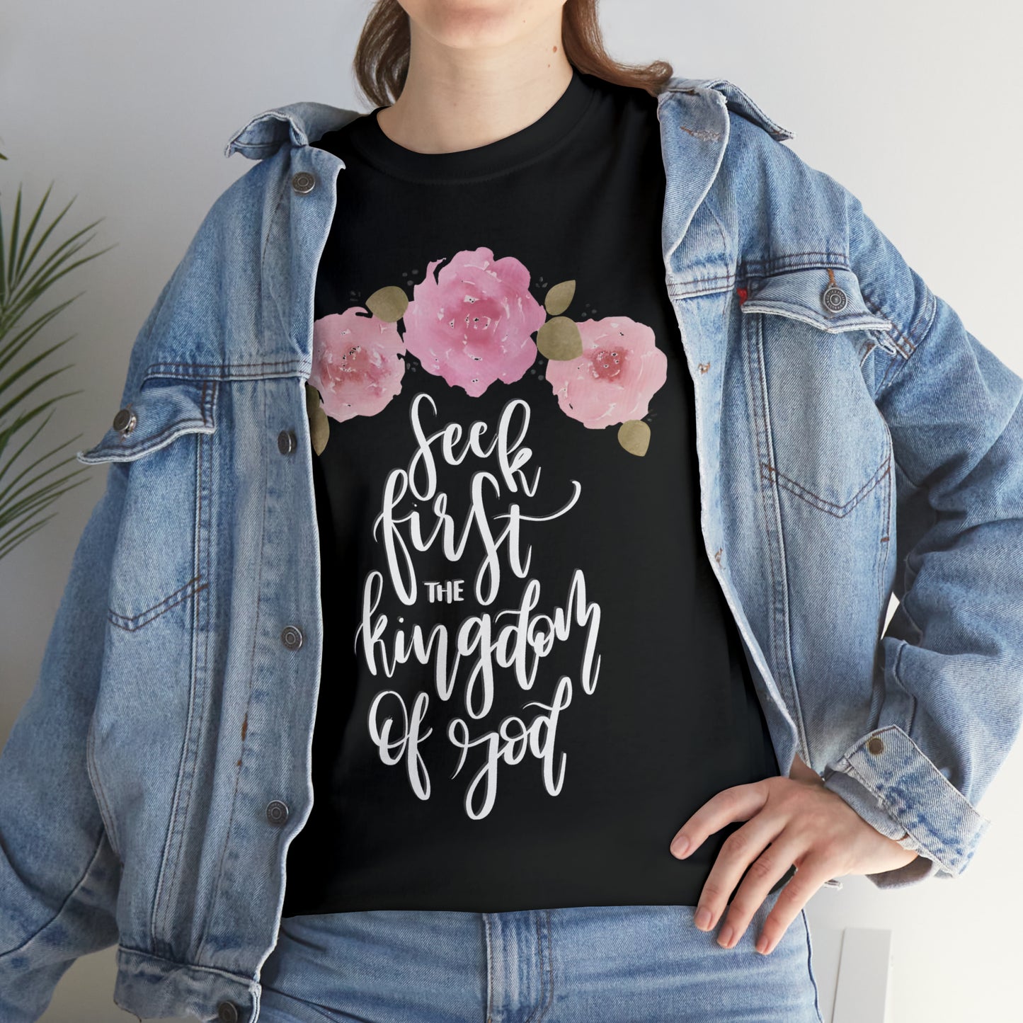 Seek First the Kingdom of God Unisex Heavy Cotton Tee