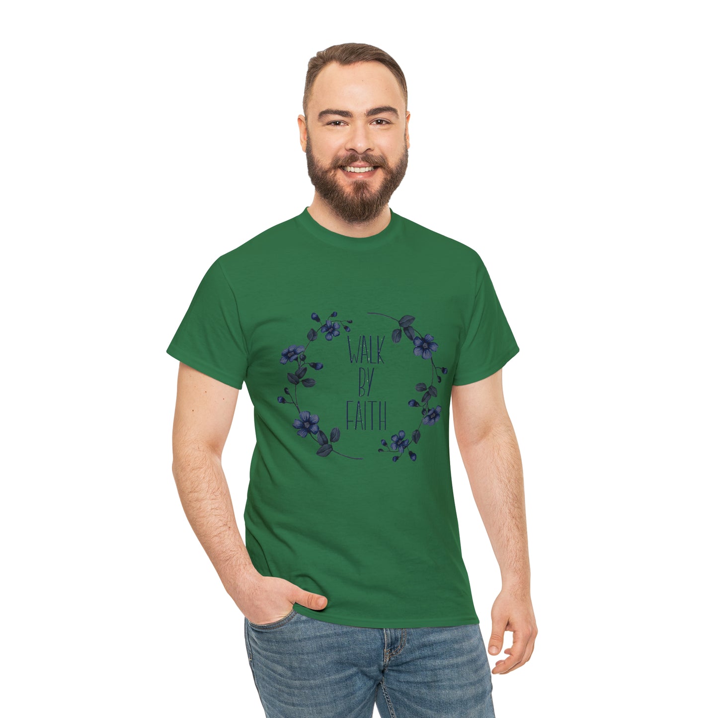 Walk by FAITH Unisex Heavy Cotton Tee