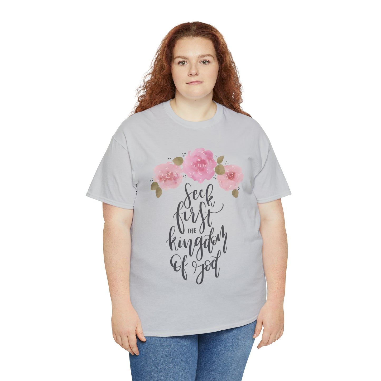 Seek First the Kingdom of God Unisex Heavy Cotton Tee