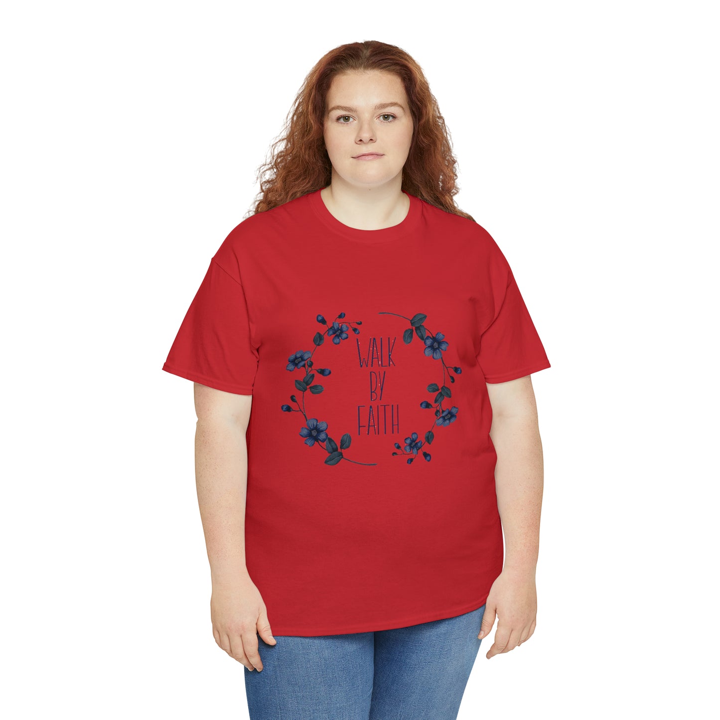 Walk by FAITH Unisex Heavy Cotton Tee
