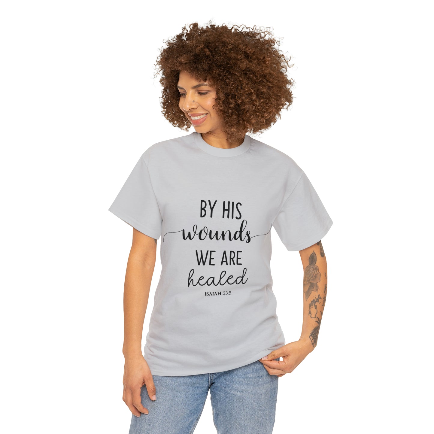 By HIS wounds we are healed - Isaiah - CR Celebrate Recovery Classic Logo - Ultra Cotton Long Sleeve Tee