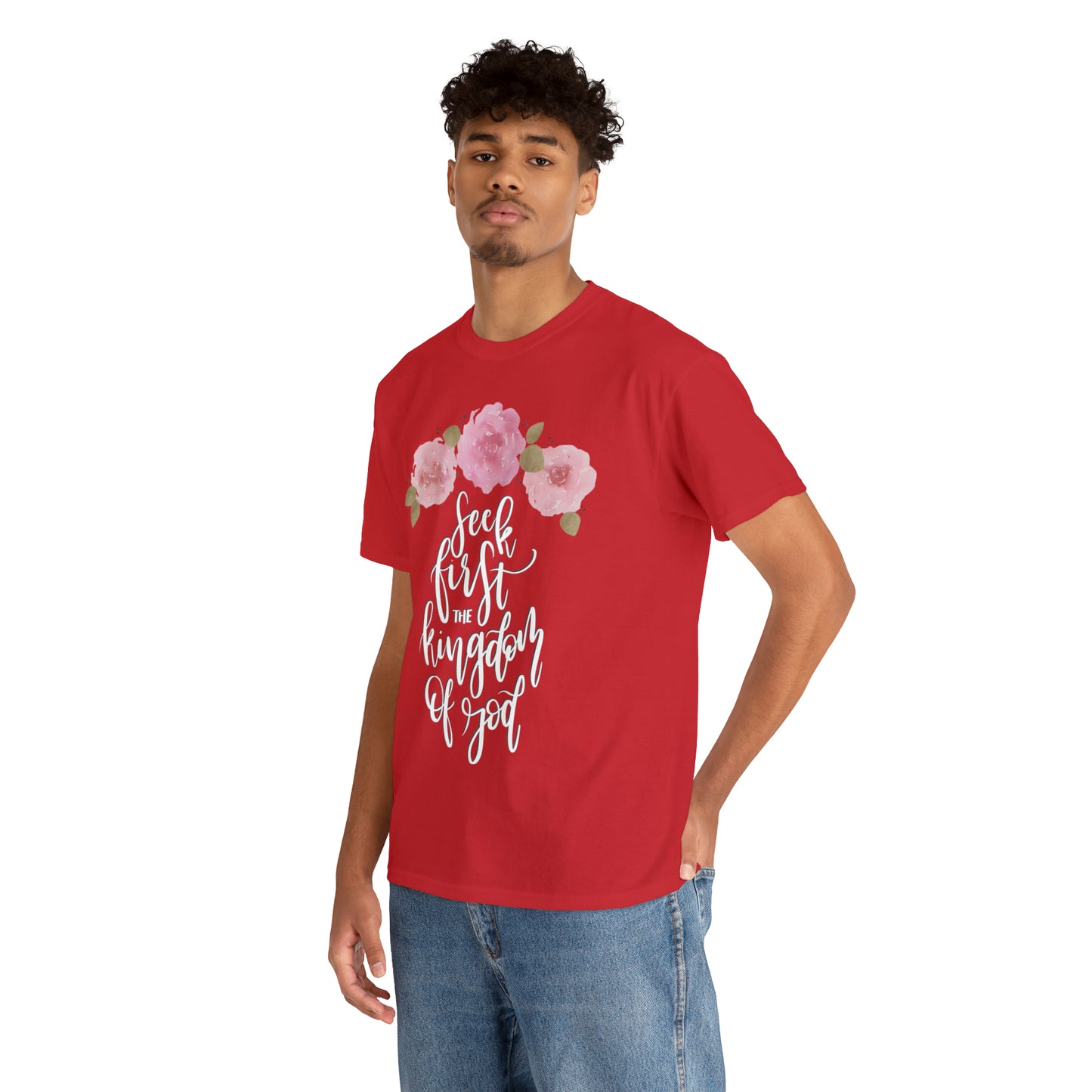 Seek First the Kingdom of God Unisex Heavy Cotton Tee