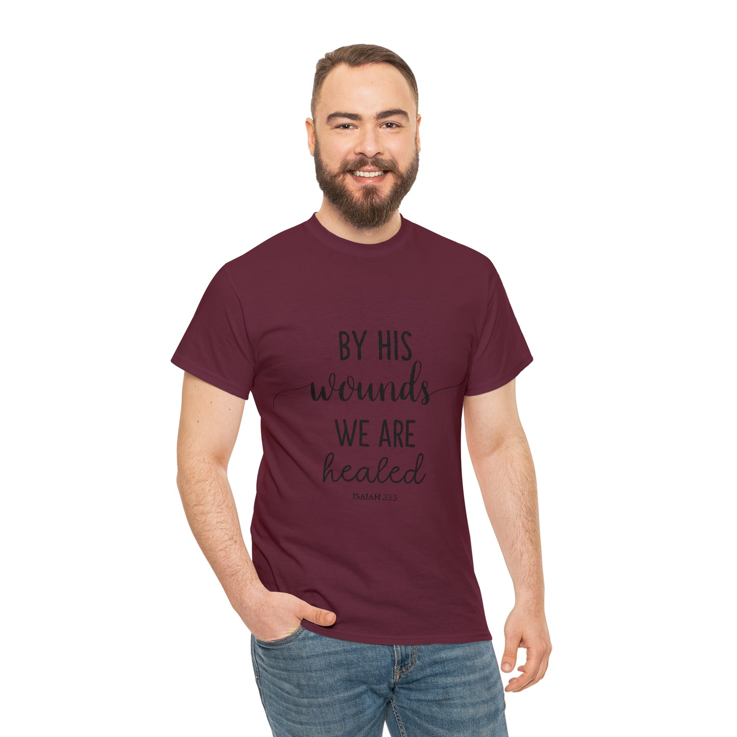 By HIS wounds we are healed - Isaiah - CR Celebrate Recovery Classic Logo - Ultra Cotton Long Sleeve Tee