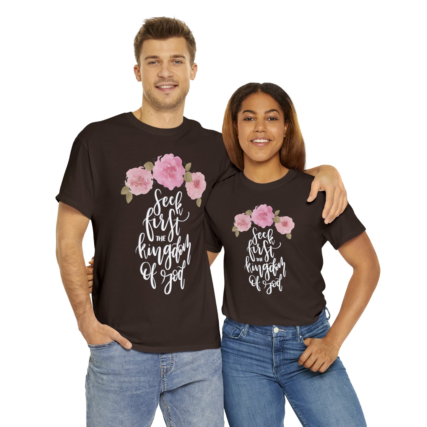 Seek First the Kingdom of God Unisex Heavy Cotton Tee