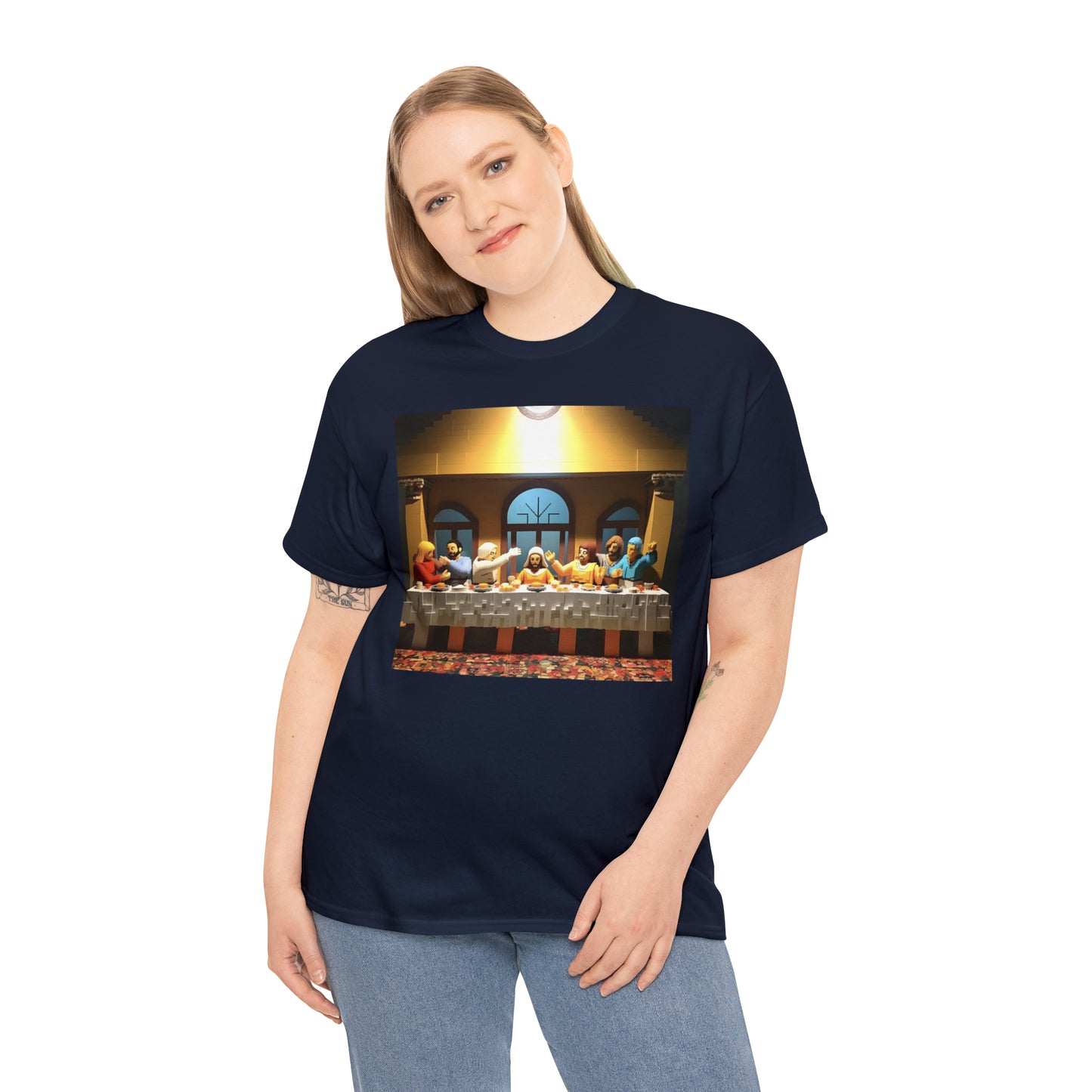 “The Last Supper” LEGO BOX SET -  Unisex Heavy Cotton Tee