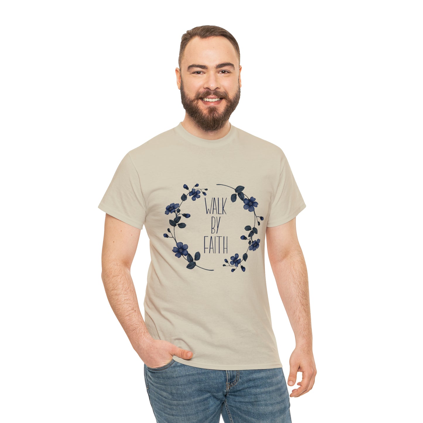 Walk by FAITH Unisex Heavy Cotton Tee