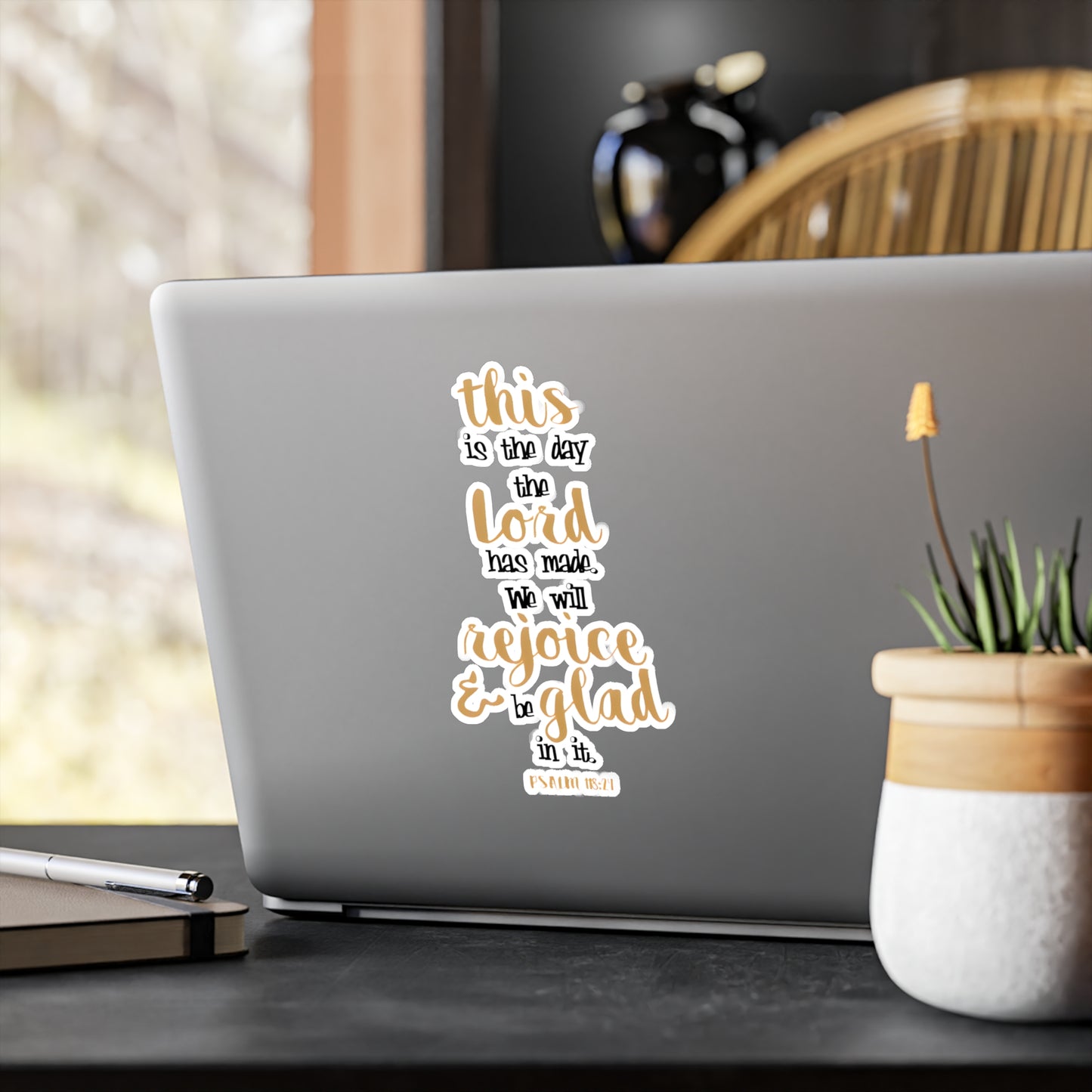 This is the day the LORD has made, Rejoice! - Psalm - Kiss-Cut Vinyl Decals