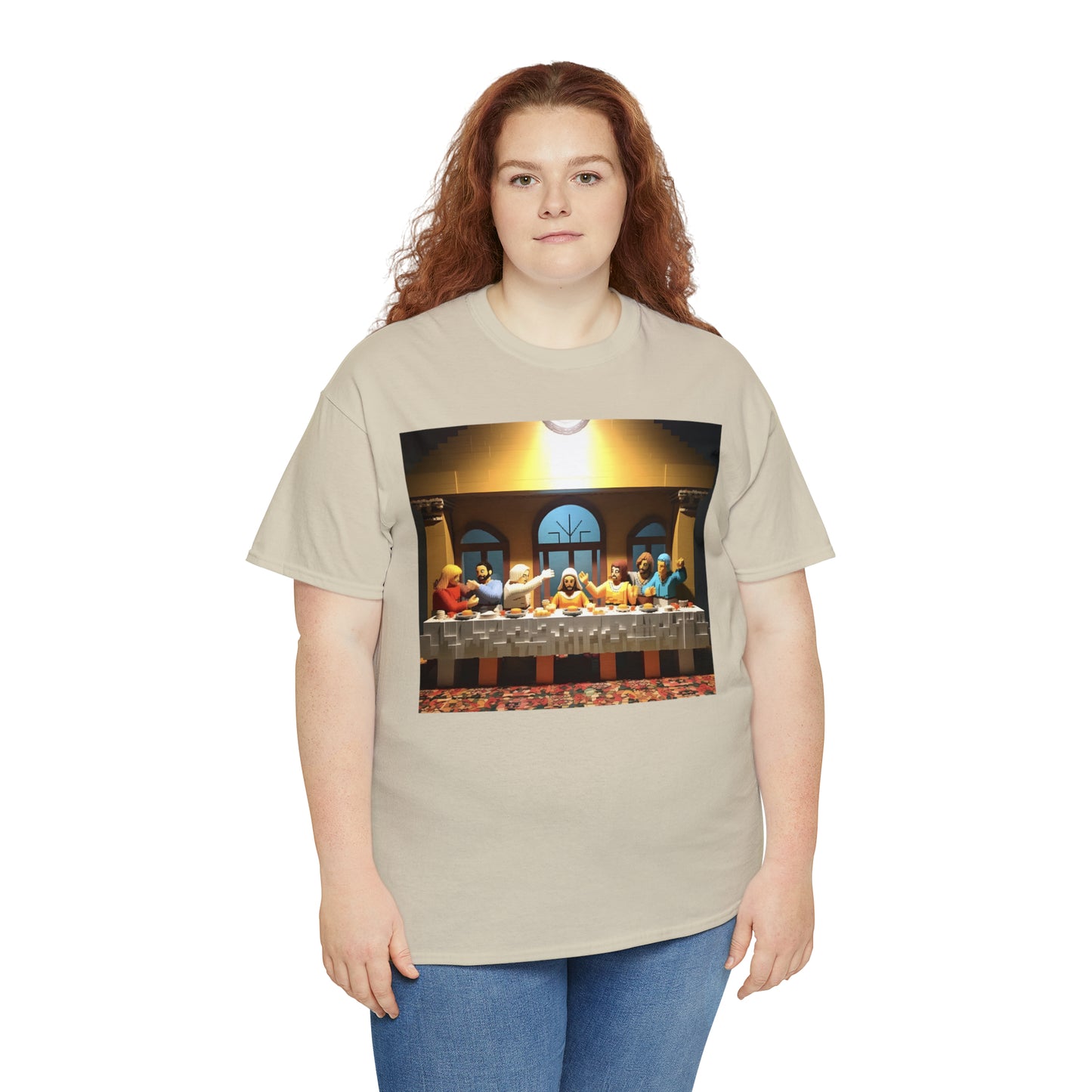 “The Last Supper” LEGO BOX SET -  Unisex Heavy Cotton Tee