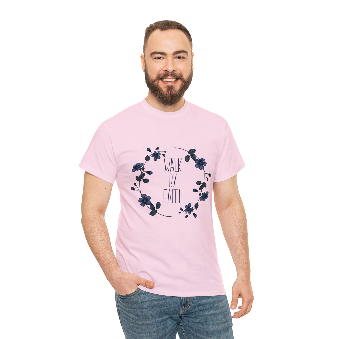 Walk by FAITH Unisex Heavy Cotton Tee