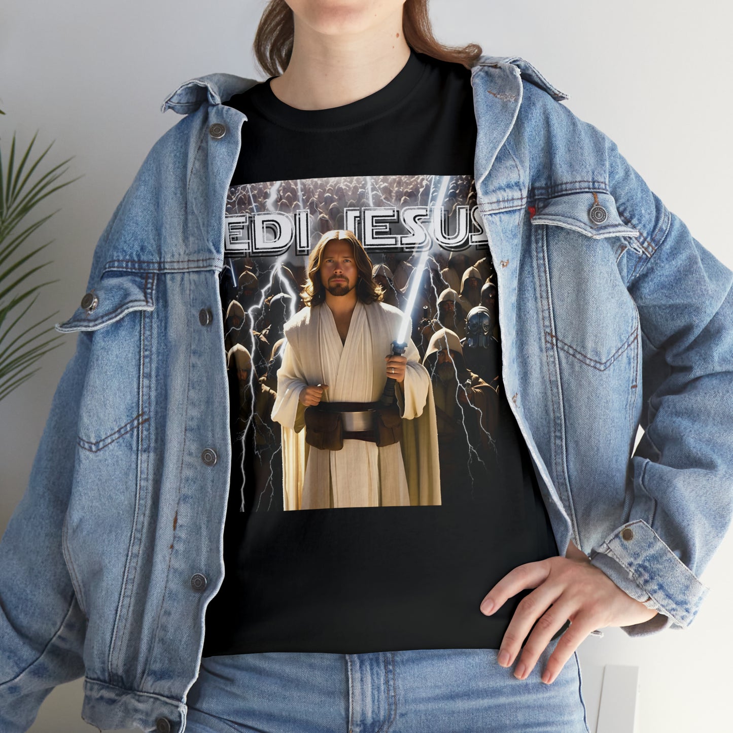 Jedi Jesus Unisex Heavy Cotton Tee