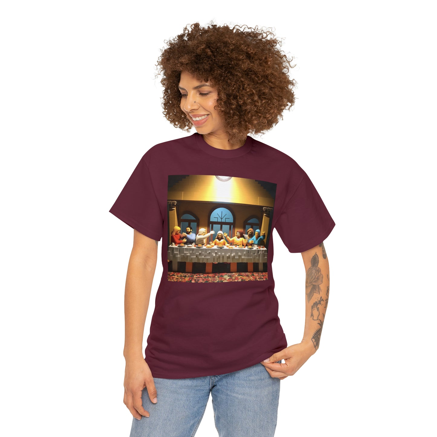 “The Last Supper” LEGO BOX SET -  Unisex Heavy Cotton Tee