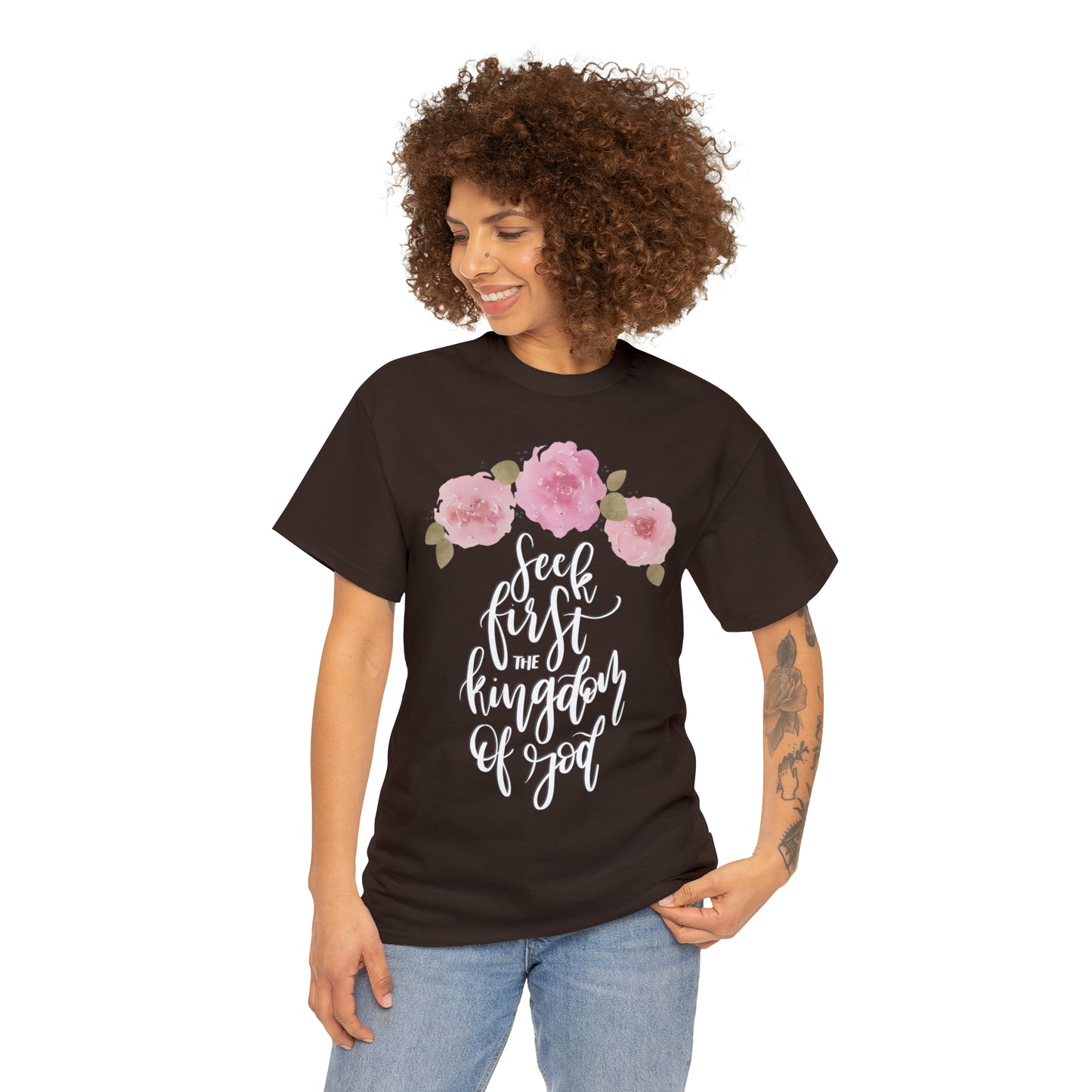 Seek First the Kingdom of God Unisex Heavy Cotton Tee
