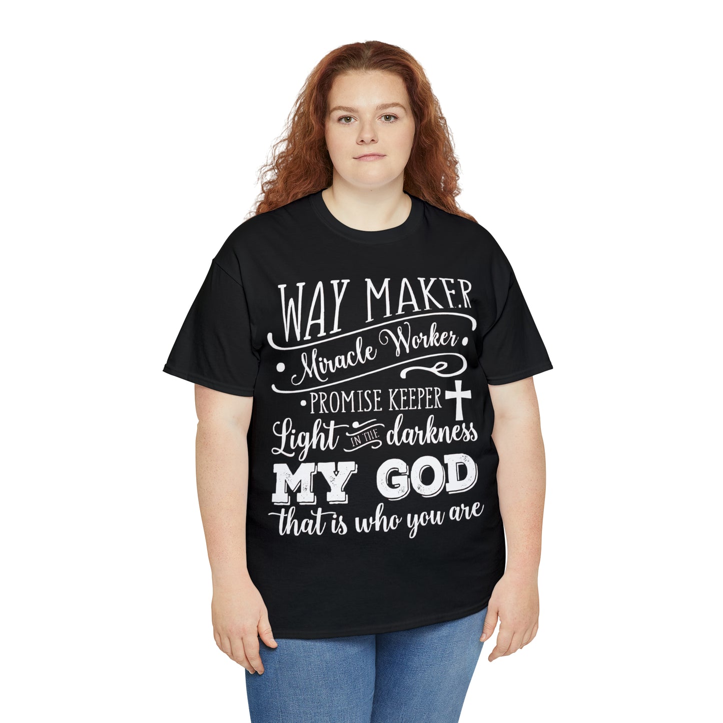 Waymaker Miracle Worker - Unisex Heavy Cotton Short Sleeve Tee