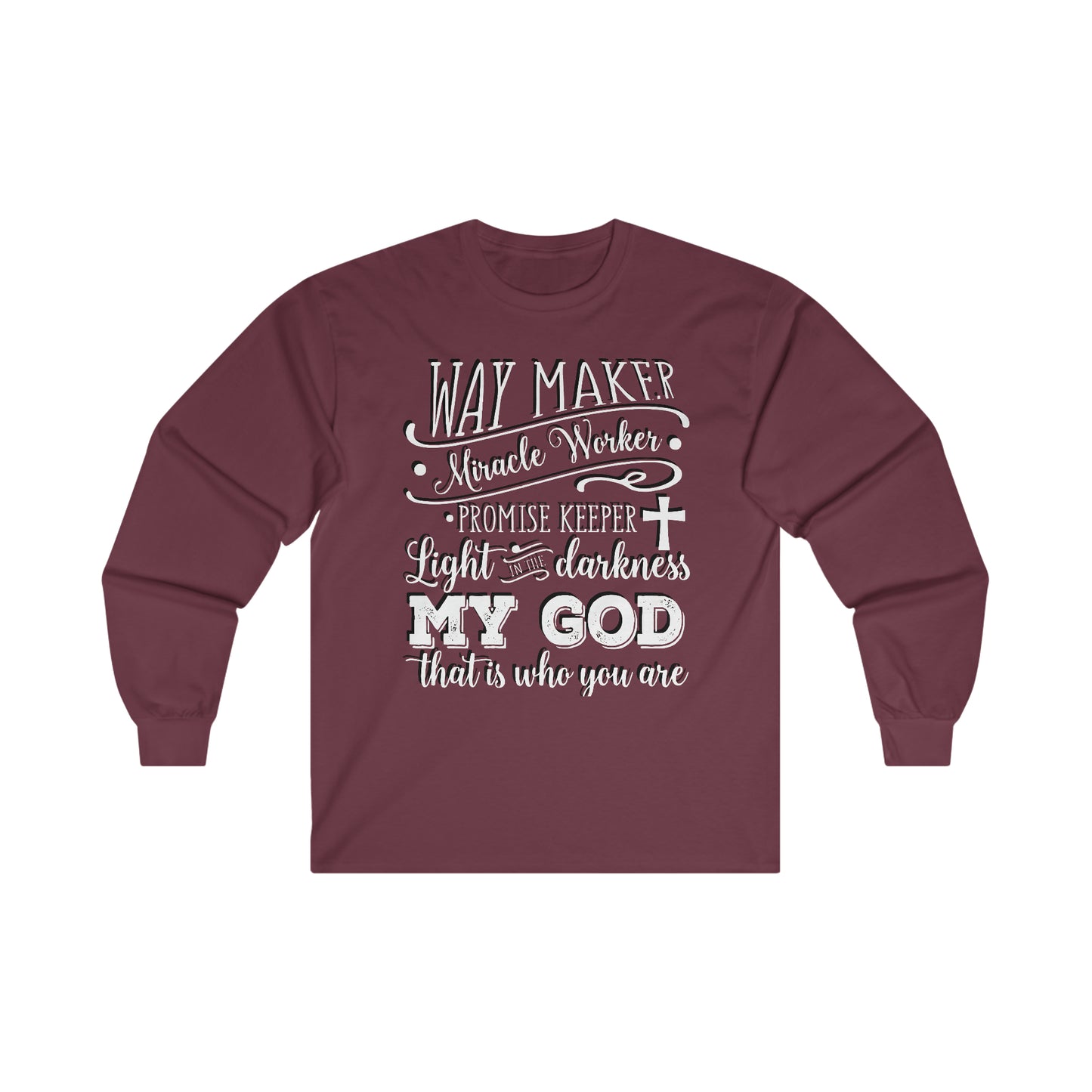 Waymaker Miracle Worker - Ultra Cotton Long Sleeve Tee