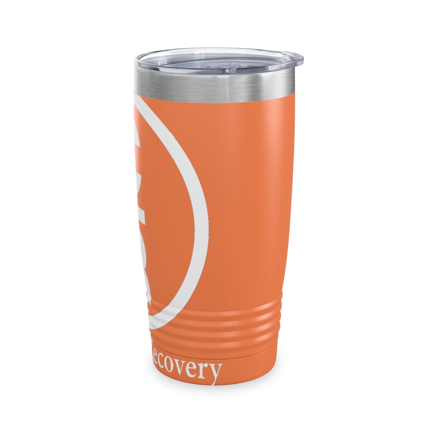 CR Celebrate Recovery Basic Logo White Ringneck Tumbler, 20oz