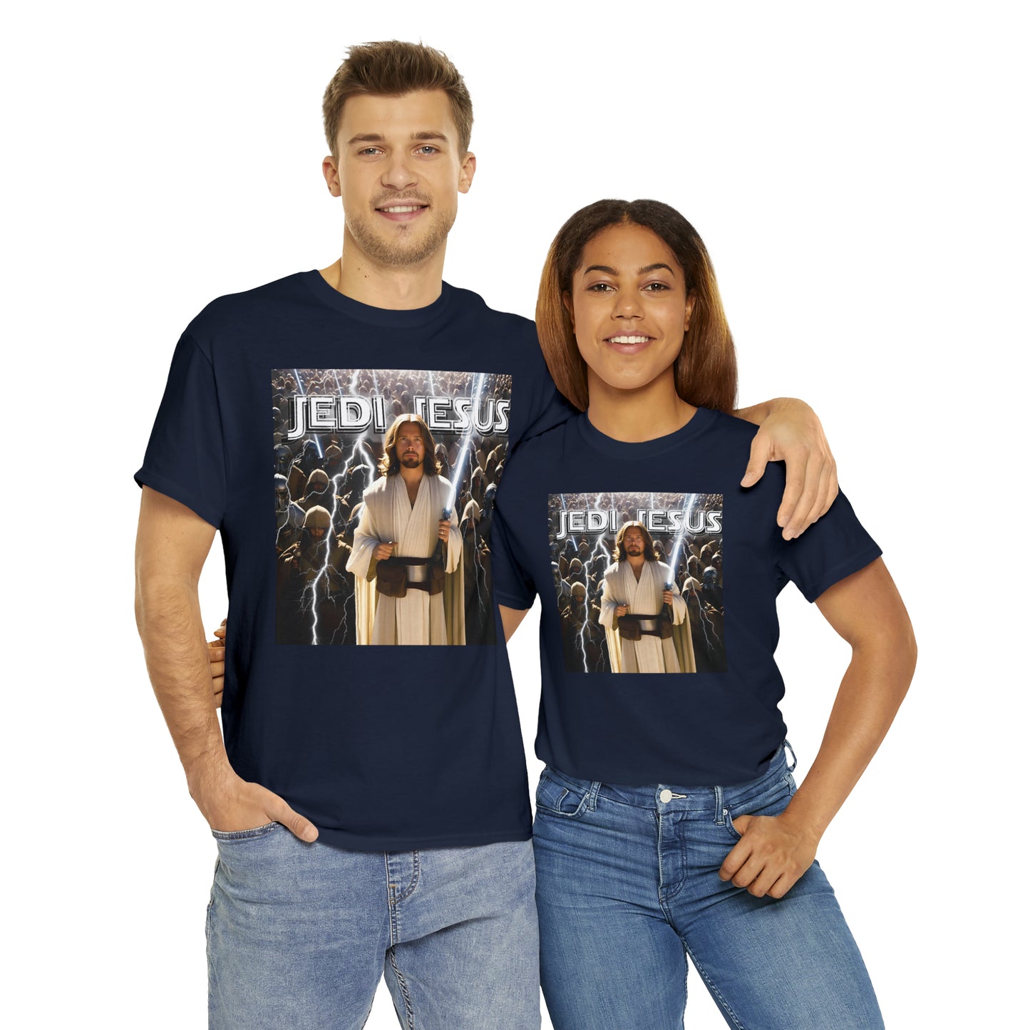 Jedi Jesus Unisex Heavy Cotton Tee