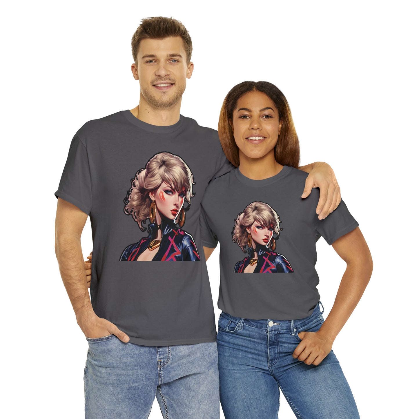 Anime Taylor Swift 2- Unisex Heavy Cotton Tee