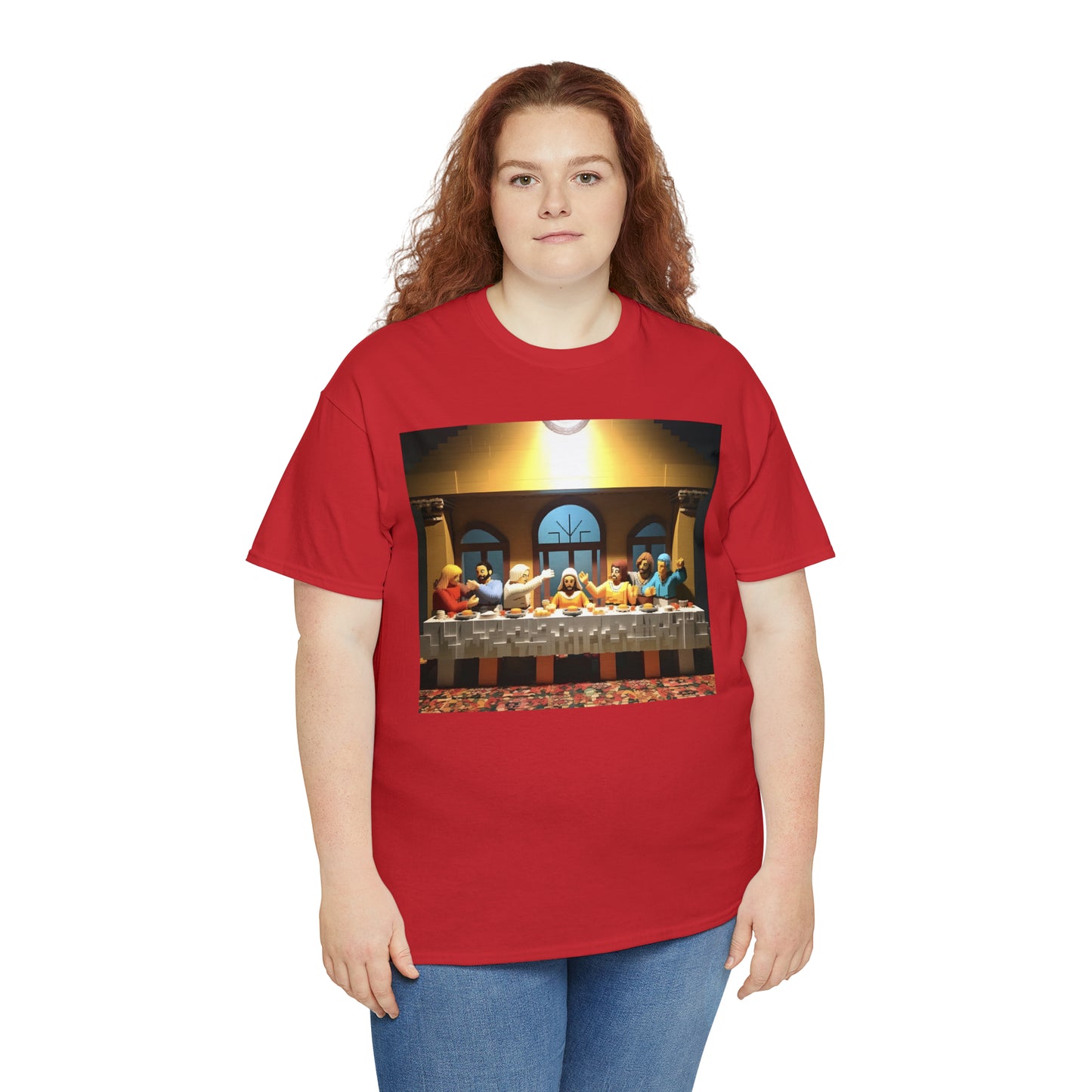 “The Last Supper” LEGO BOX SET -  Unisex Heavy Cotton Tee