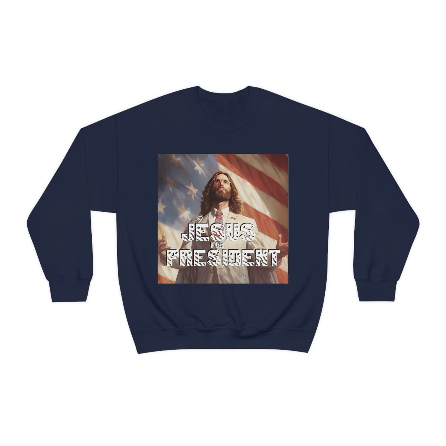 Jesus for President Unisex Heavy Blend™ Crewneck Sweatshirt