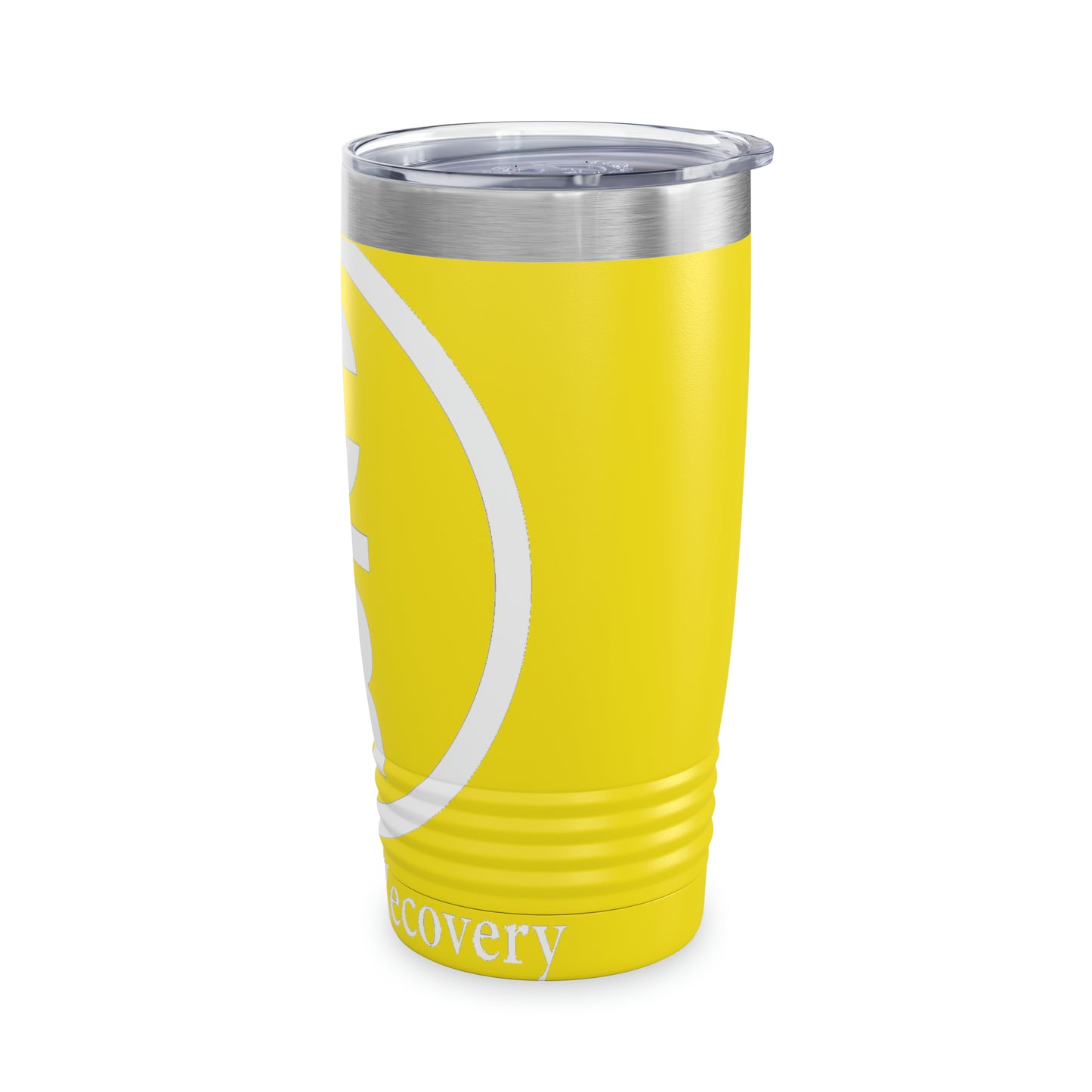 CR Celebrate Recovery Basic Logo White Ringneck Tumbler, 20oz