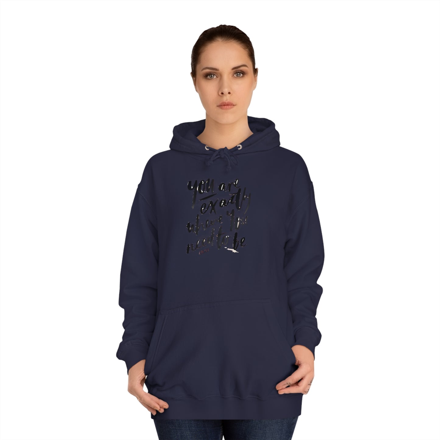 You are EXACTLY where you need to be - CR Celebrate Recovery Classic Logo - Ultra Cotton Long Sleeve Tee