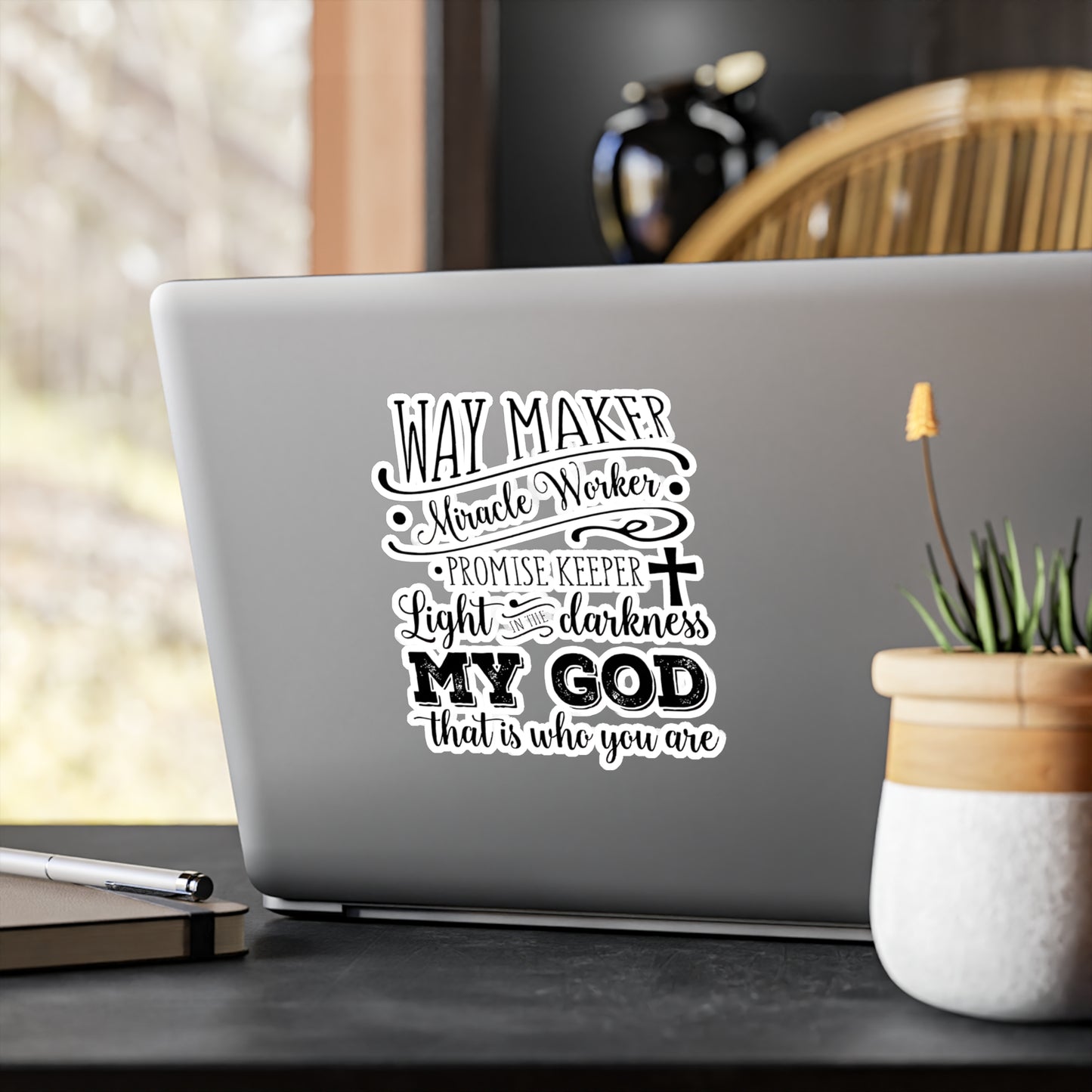 Waymaker Miracle Worker My GOD - Kiss-Cut Vinyl Decals