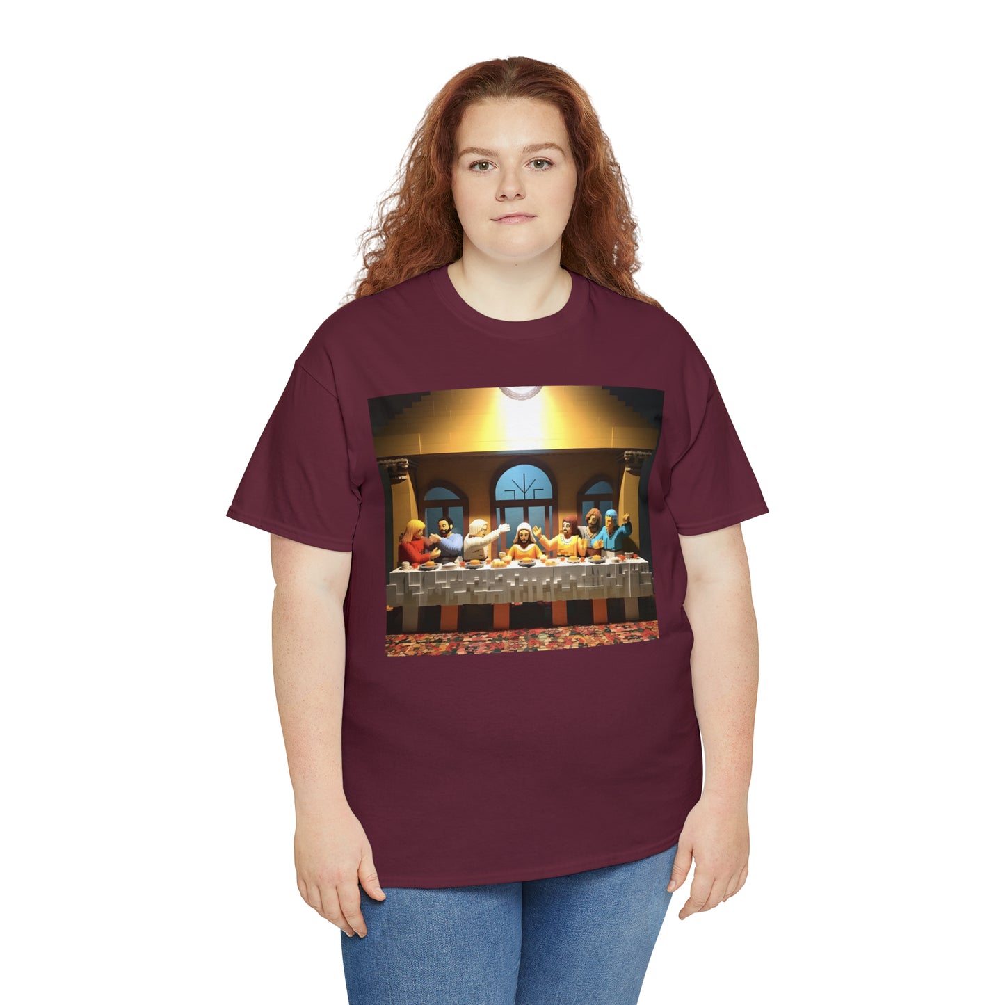 “The Last Supper” LEGO BOX SET -  Unisex Heavy Cotton Tee