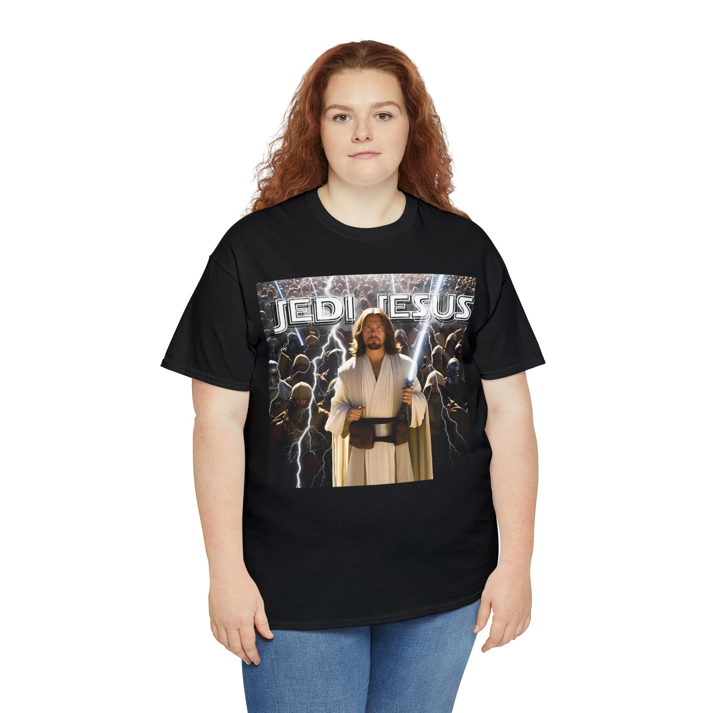 Jedi Jesus Unisex Heavy Cotton Tee