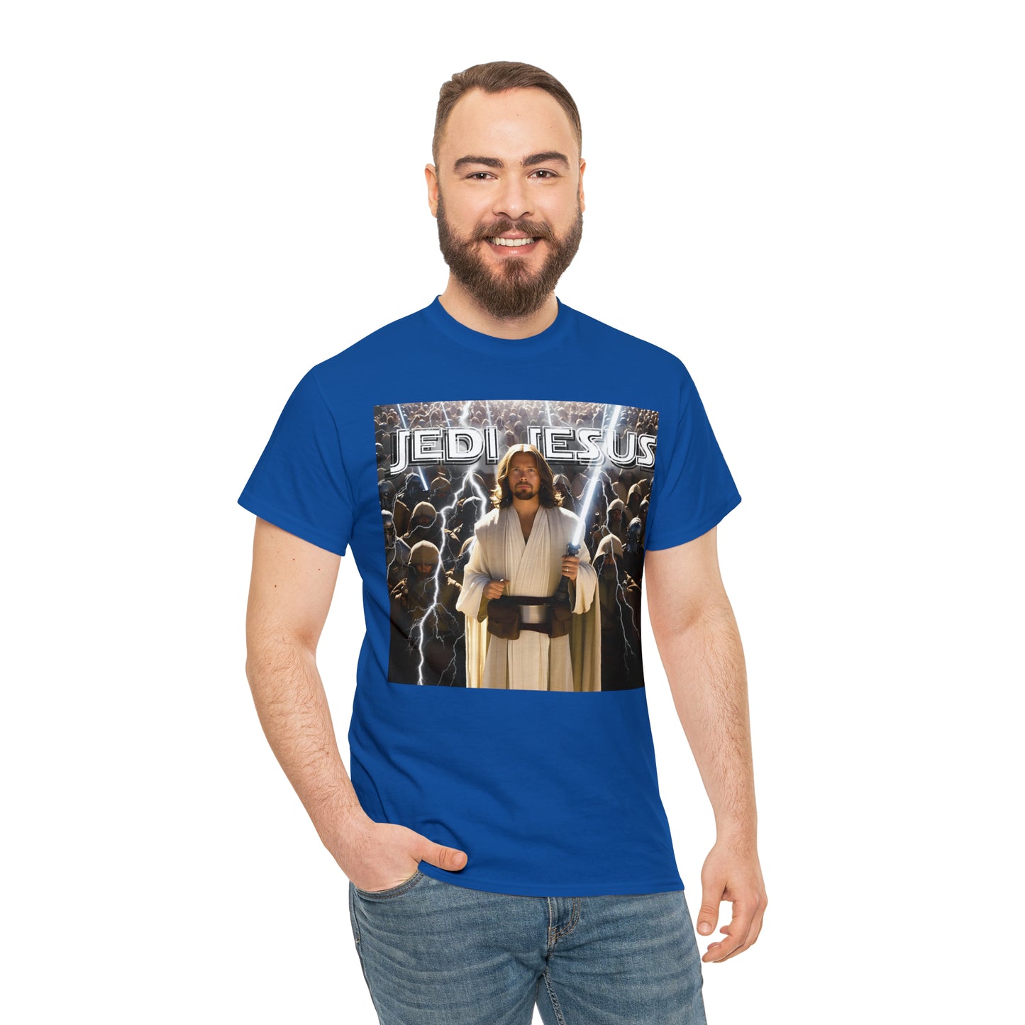 Jedi Jesus Unisex Heavy Cotton Tee