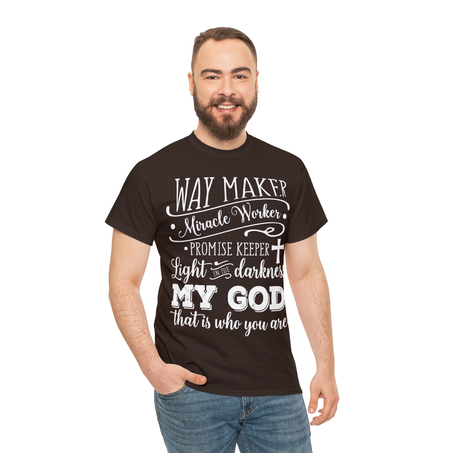 Waymaker Miracle Worker - Unisex Heavy Cotton Short Sleeve Tee