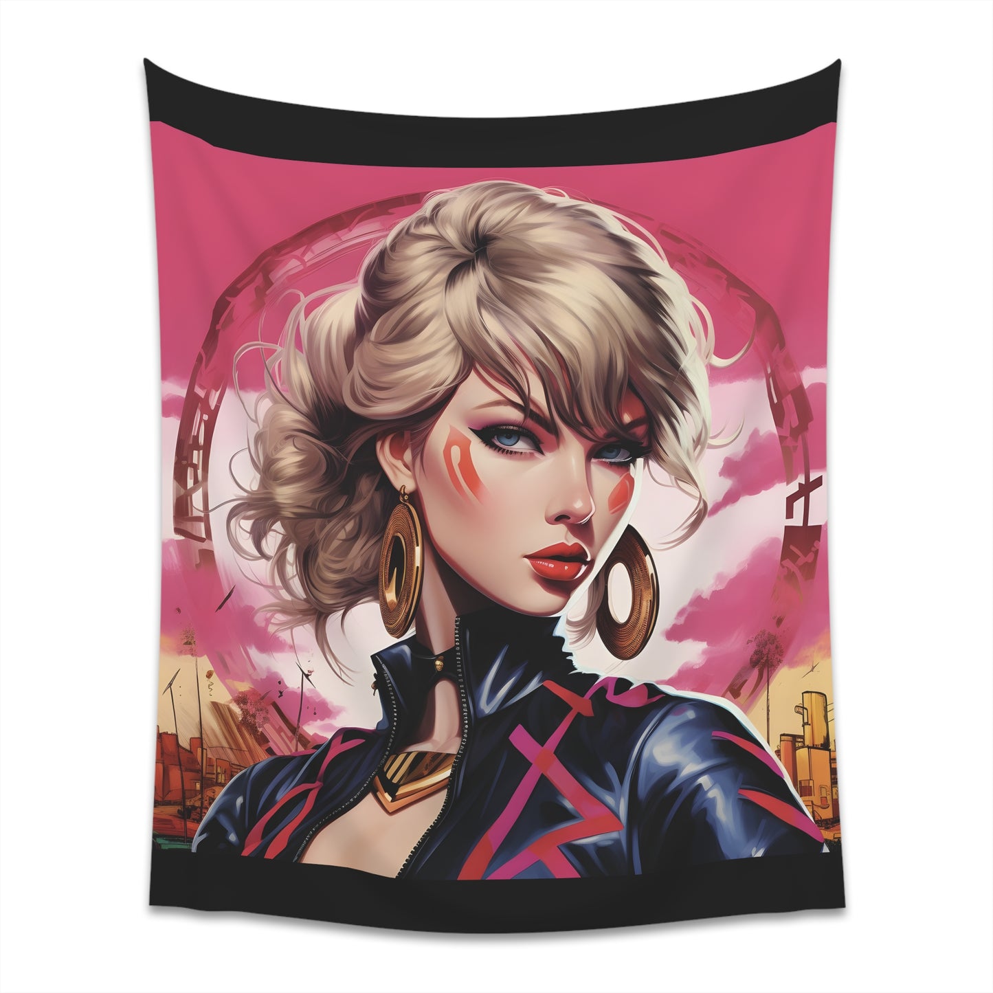 Anime Taylor Swift 2- Printed Wall Tapestry