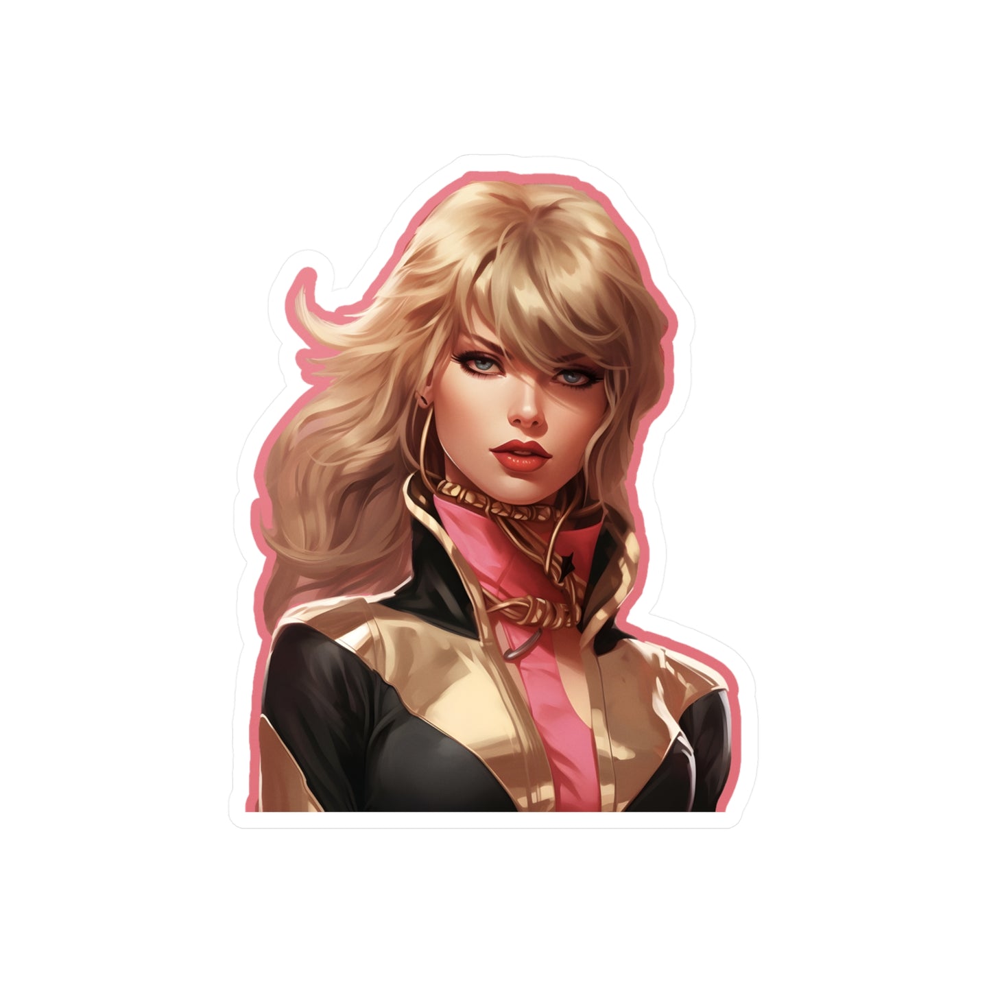 Anime Taylor Swift 4- Kiss-Cut Vinyl Decals