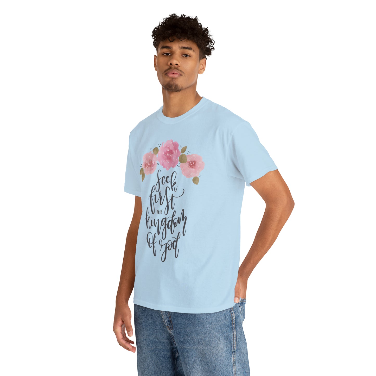 Seek First the Kingdom of God Unisex Heavy Cotton Tee
