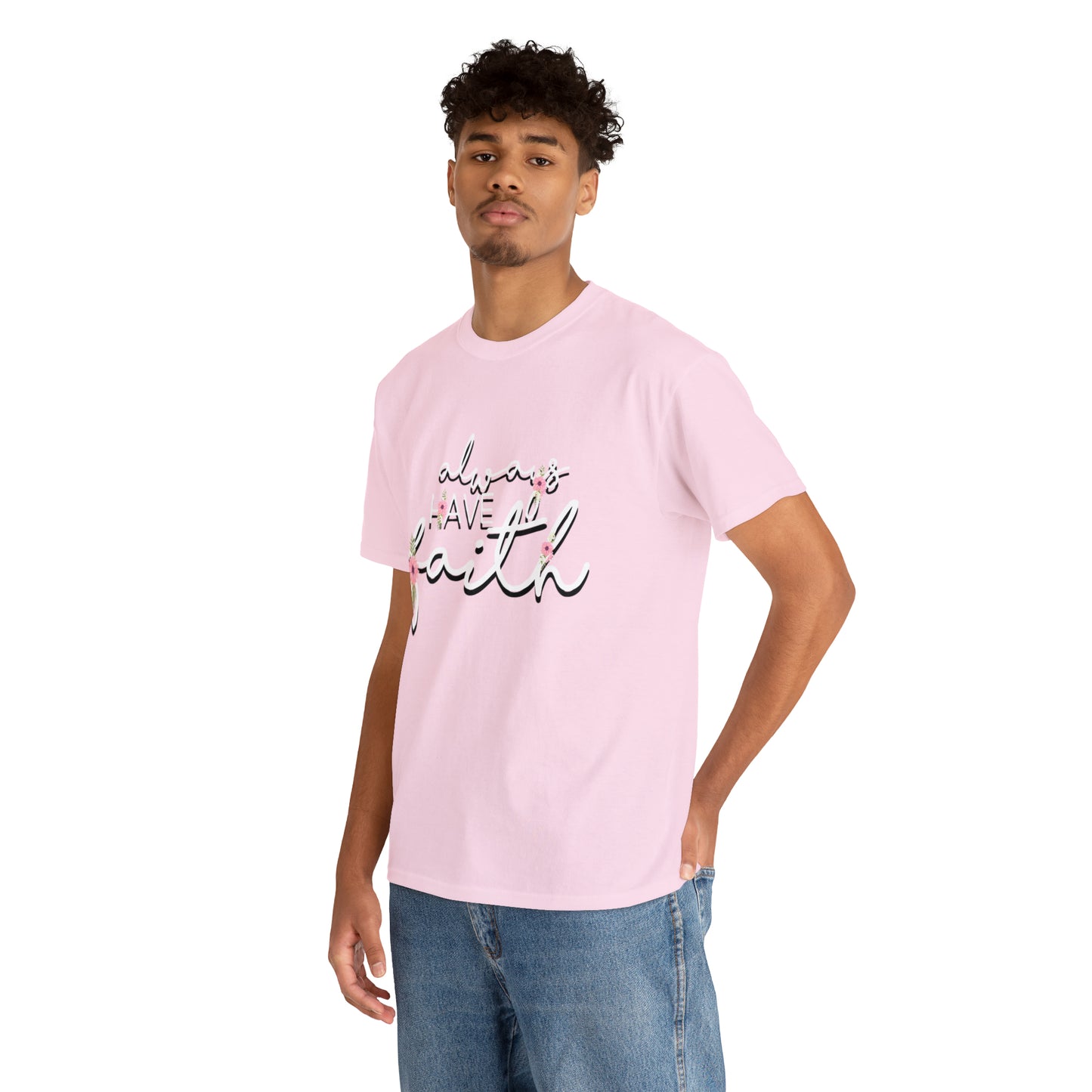 Don't be afraid, just Believe (Mark) - Unisex Heavy Cotton Short Sleeve Tee