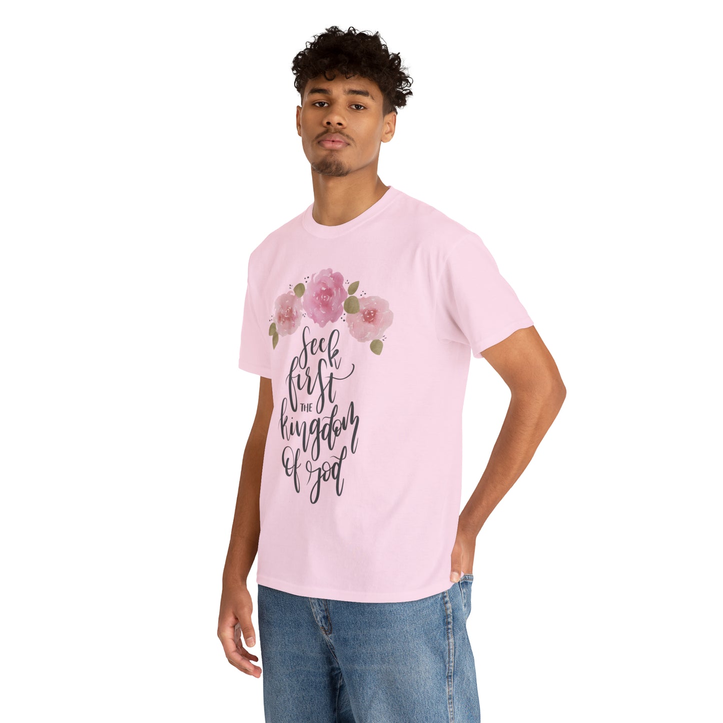 Seek First the Kingdom of God Unisex Heavy Cotton Tee