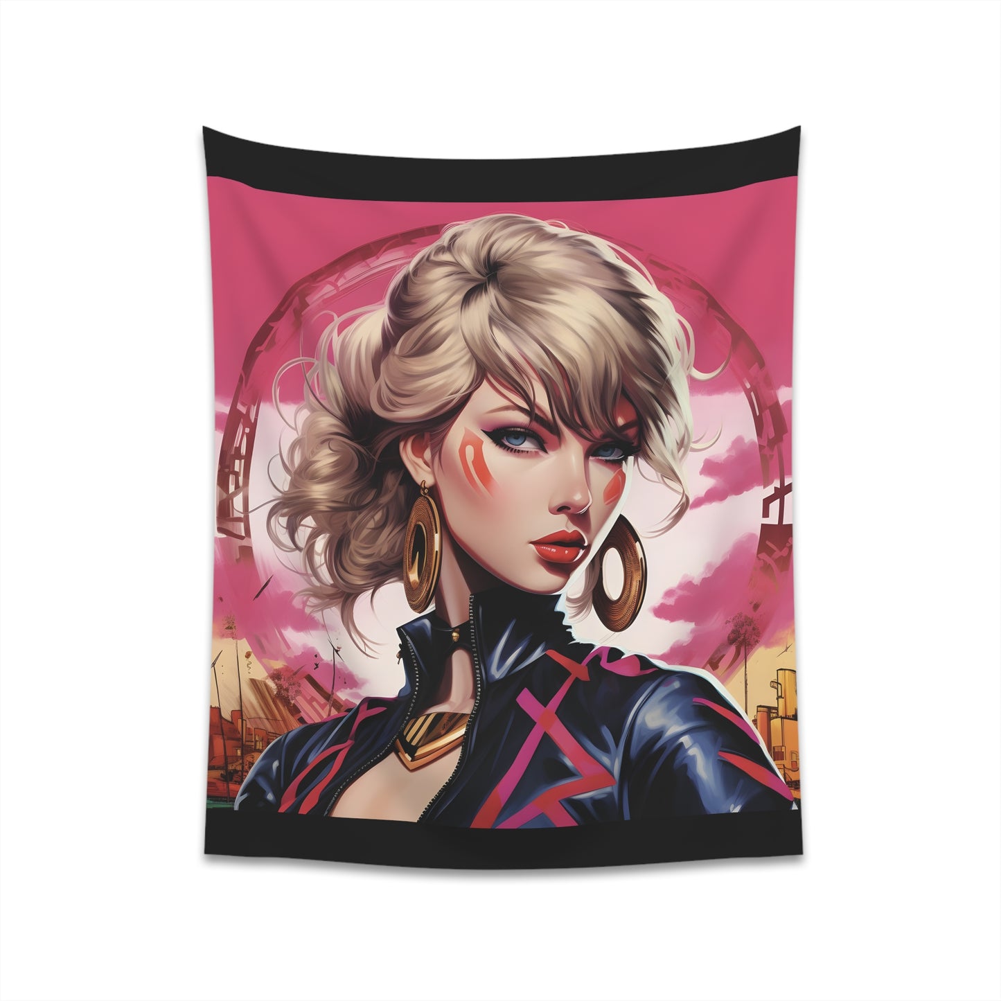 Anime Taylor Swift 2- Printed Wall Tapestry