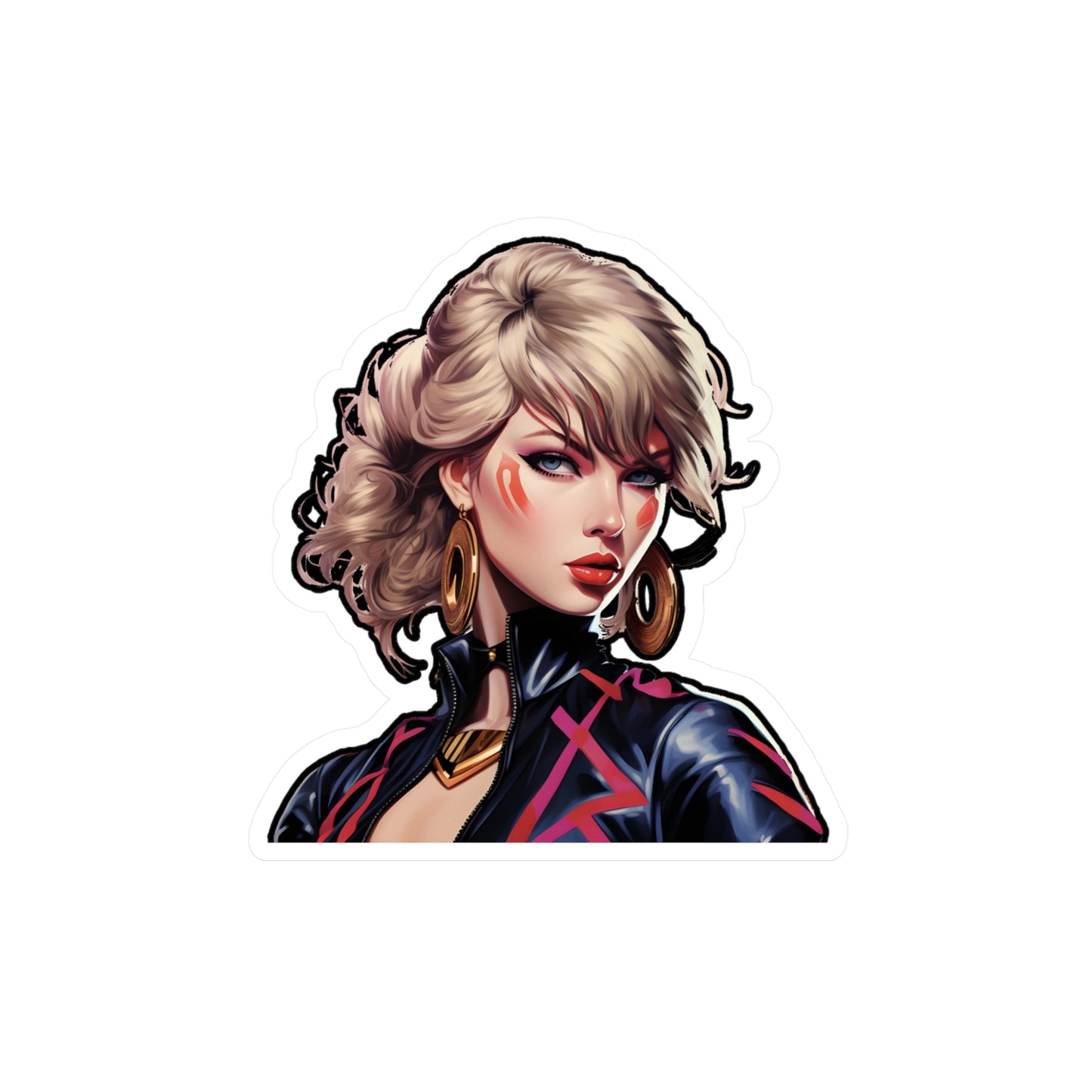 Anime Taylor Swift 2- Kiss-Cut Vinyl Decals