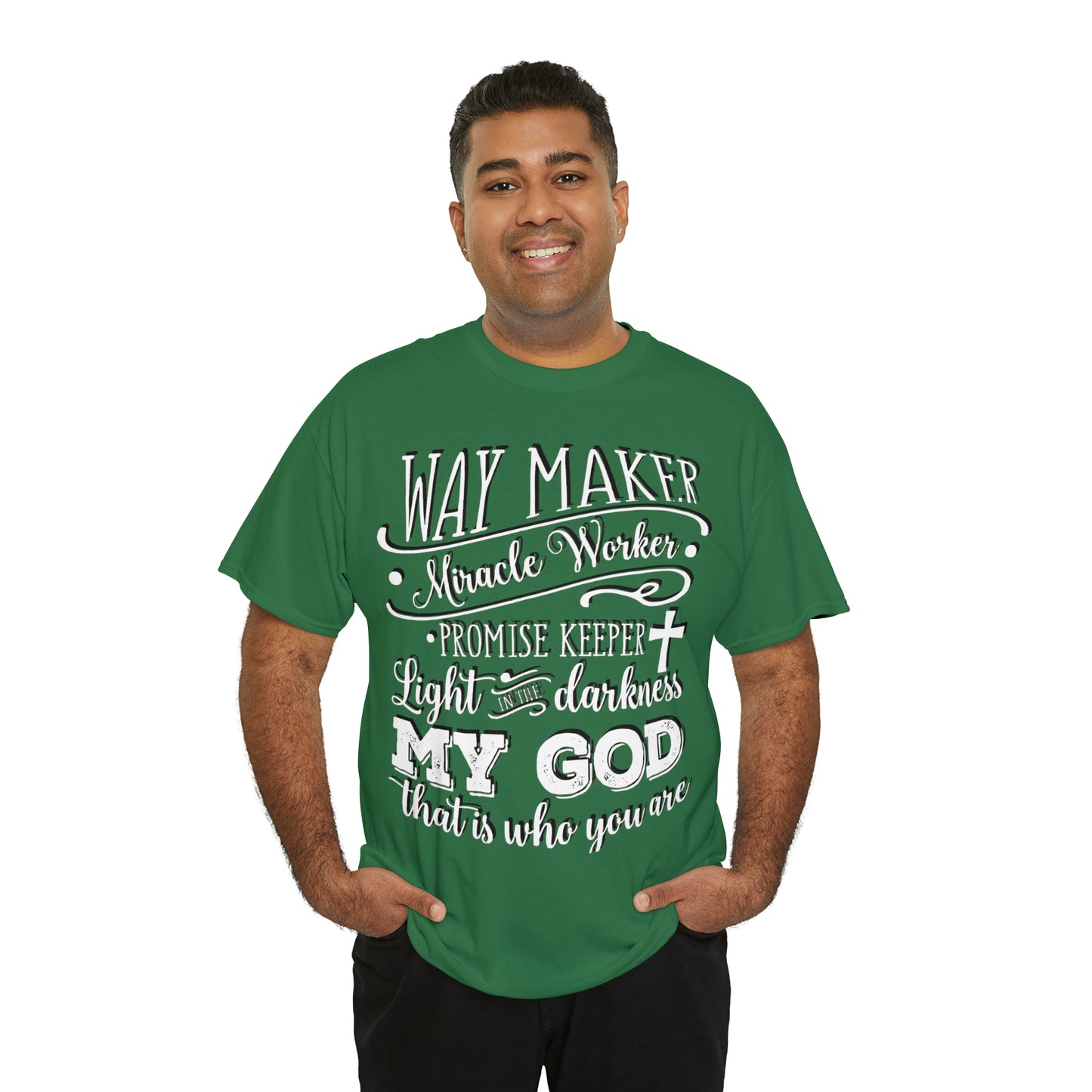 Waymaker Miracle Worker - Unisex Heavy Cotton Short Sleeve Tee