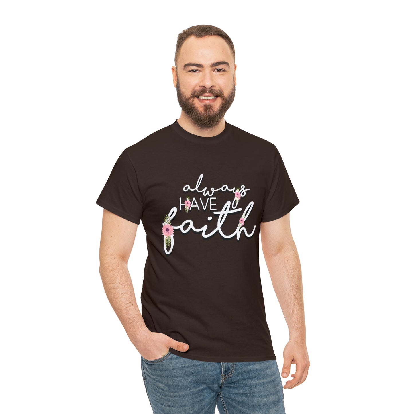Don't be afraid, just Believe (Mark) - Unisex Heavy Cotton Short Sleeve Tee