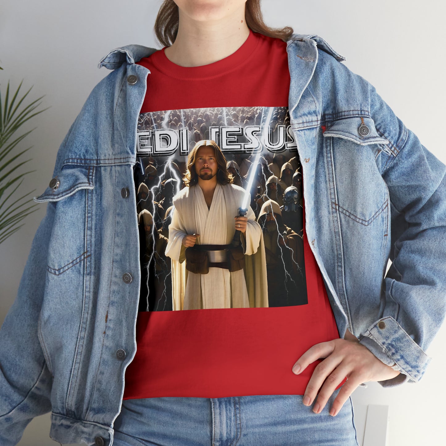 Jedi Jesus Unisex Heavy Cotton Tee