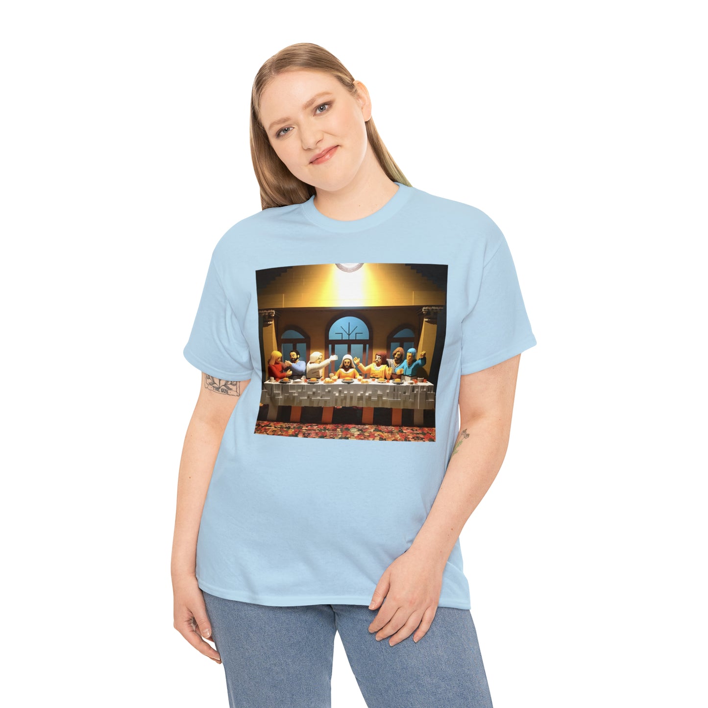 “The Last Supper” LEGO BOX SET -  Unisex Heavy Cotton Tee