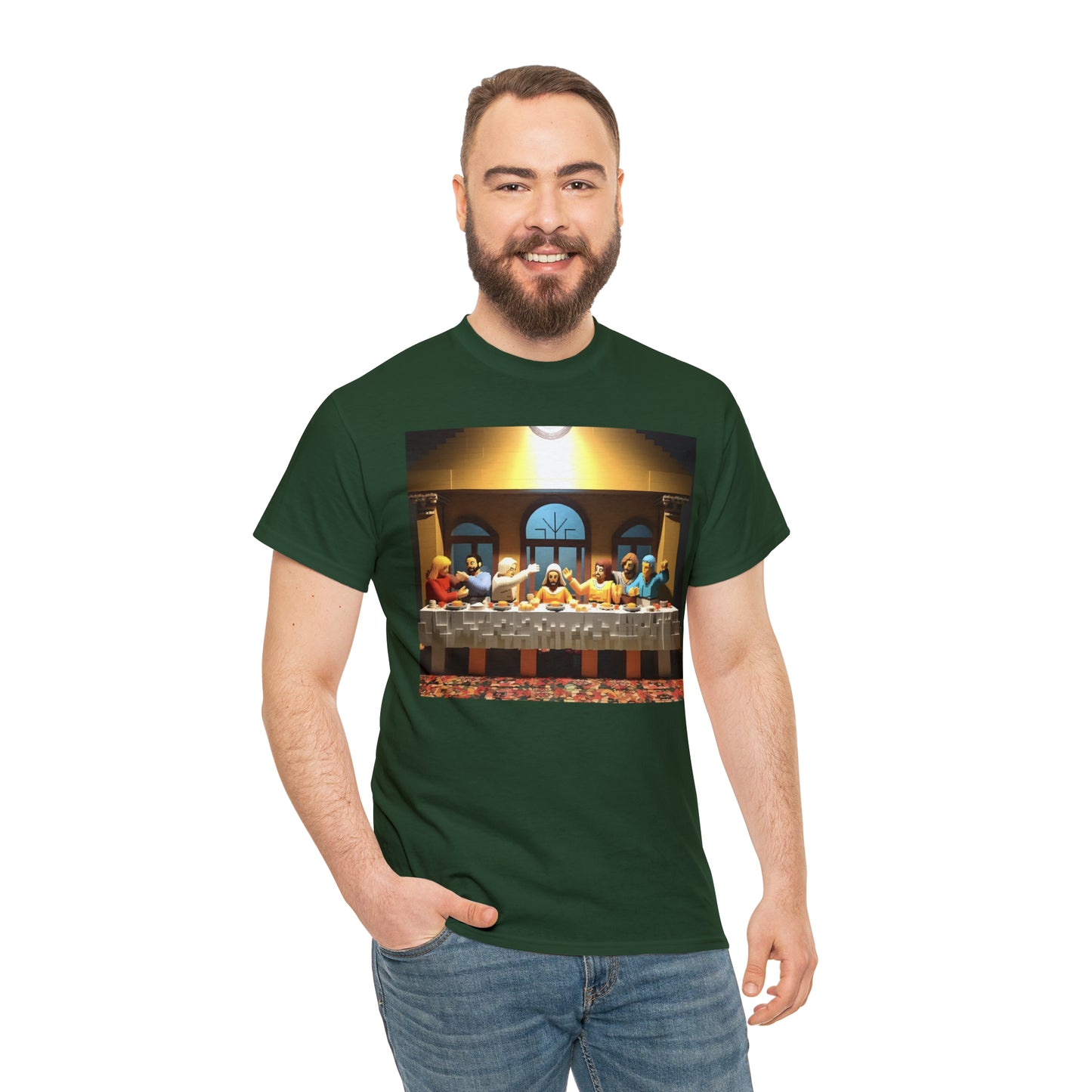 “The Last Supper” LEGO BOX SET -  Unisex Heavy Cotton Tee