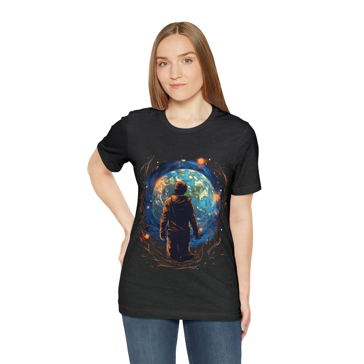 Jeremiah 29:11 “Whole World Ahead of You” Unisex Jersey Short Sleeve Tee