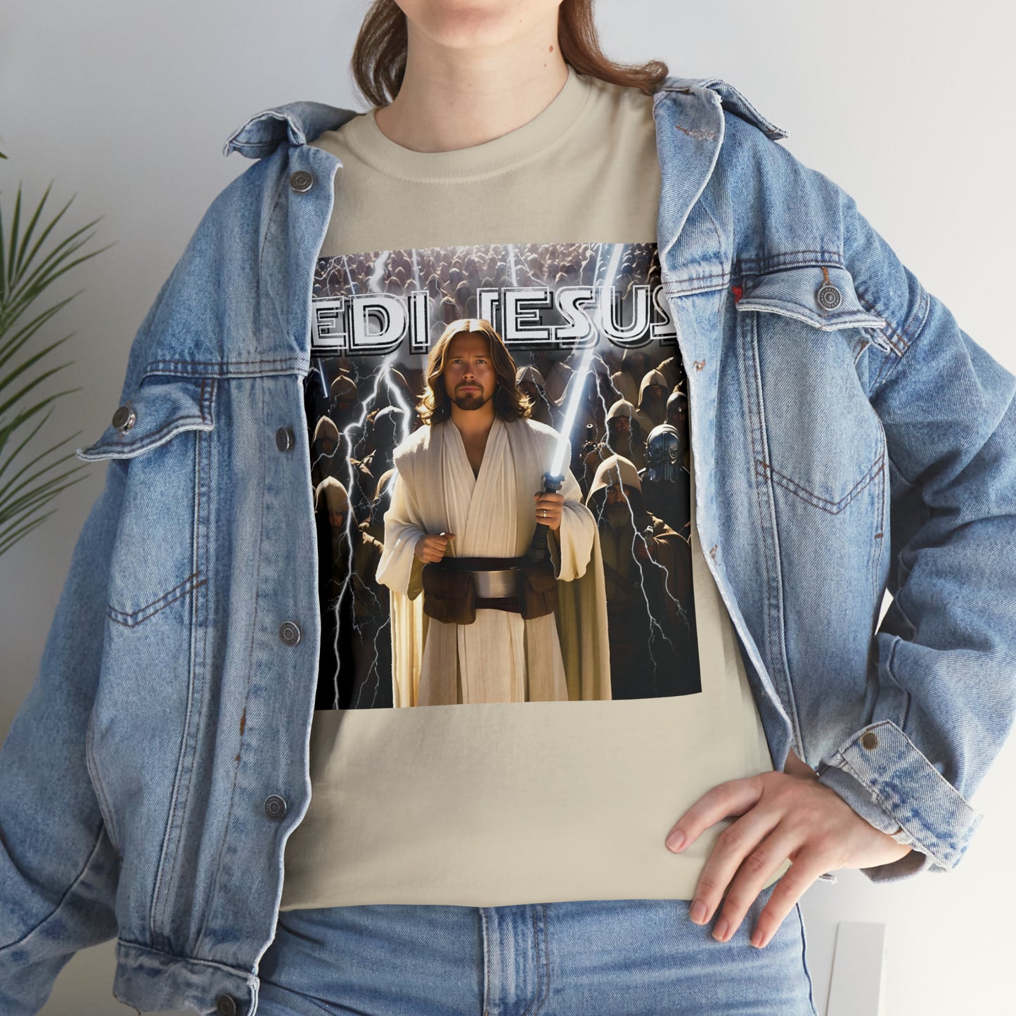 Jedi Jesus Unisex Heavy Cotton Tee