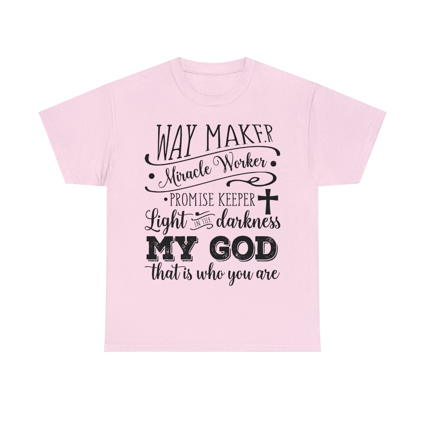 Waymaker Miracle Worker - Unisex Heavy Cotton Short Sleeve Tee